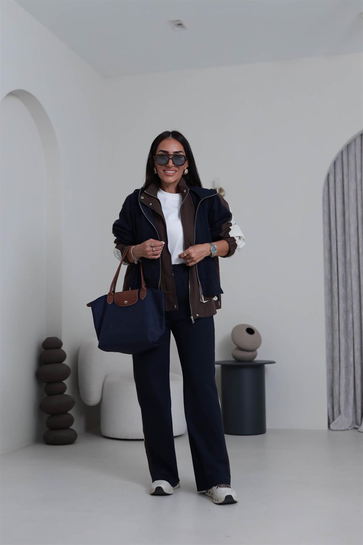 6754 Tasarım Garnili Takım ACI KAHVE