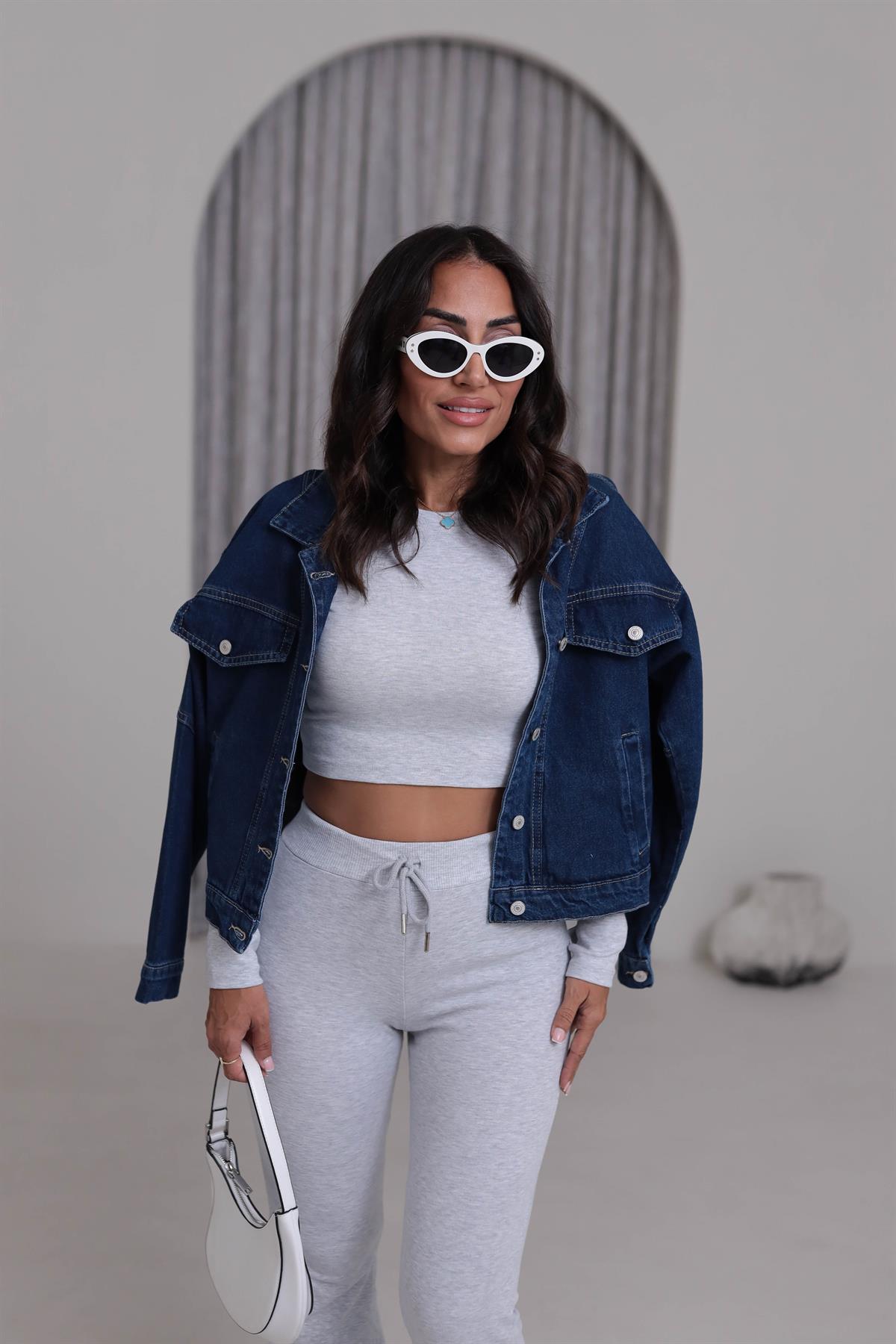 3630 Flota Cepli Kot Ceket KOYU MAVİ