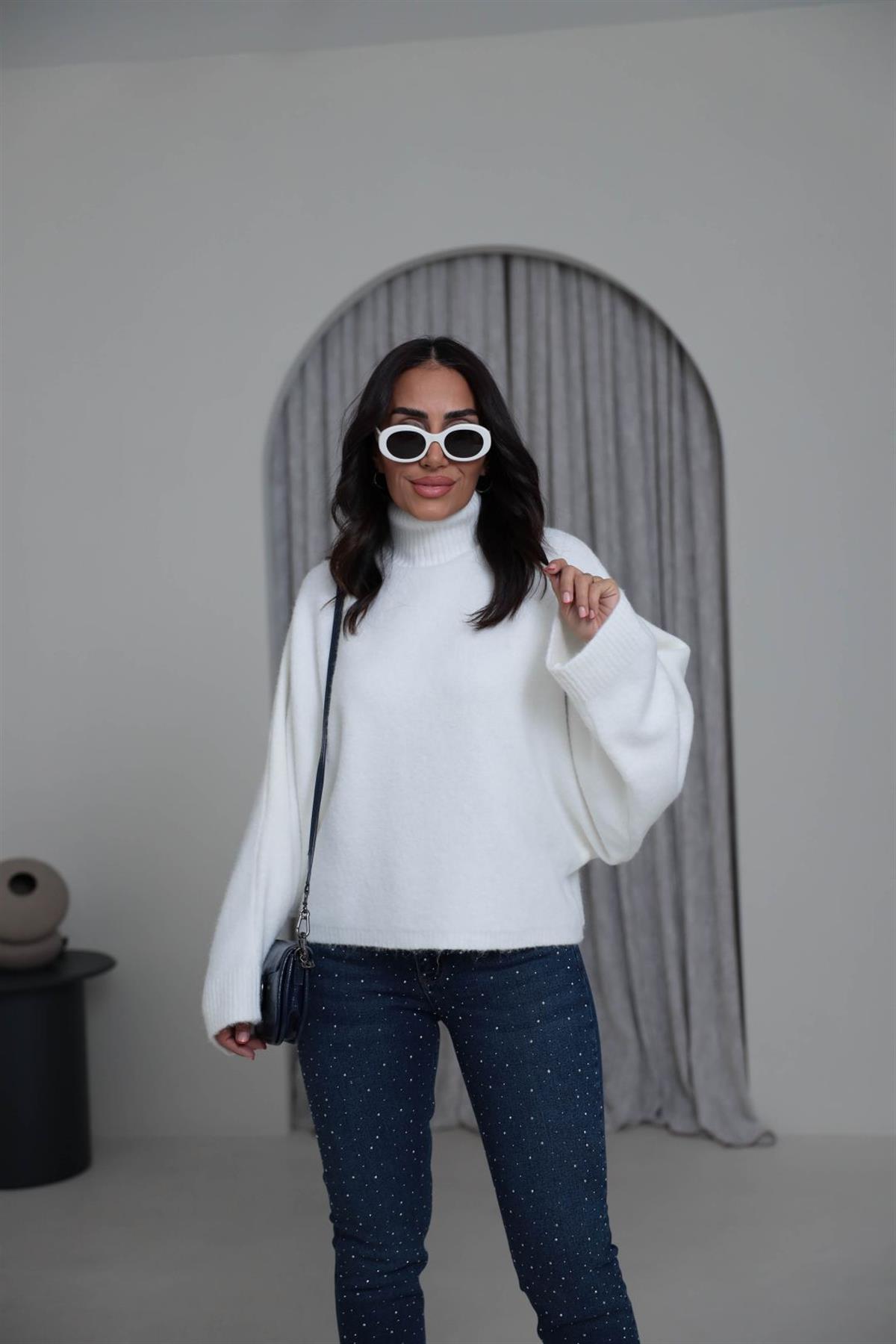 0817  Yarasa Kol Yarım Balıkçı Kazak EKRU