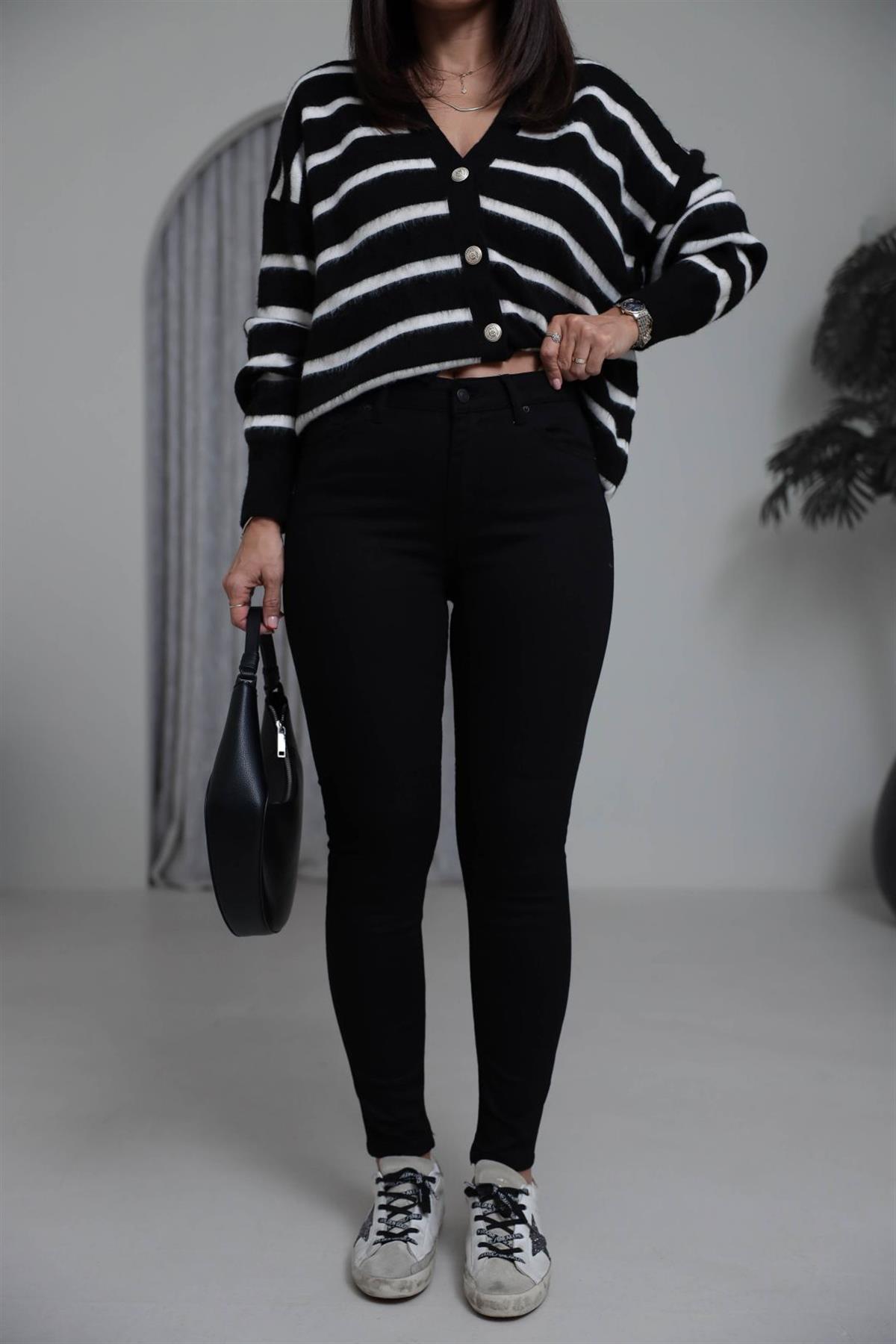 2001 Skinny Likralı Jean SİYAH