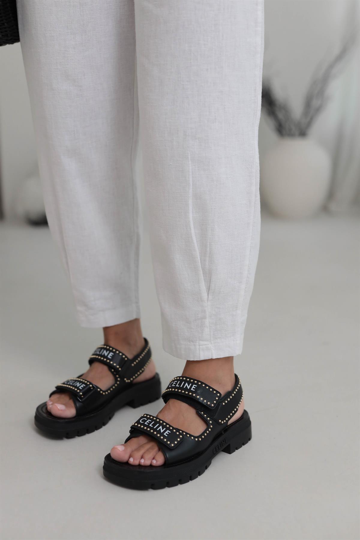 1711 Paçası Pensli Yan Cepli Keten Pantolon BEYAZ