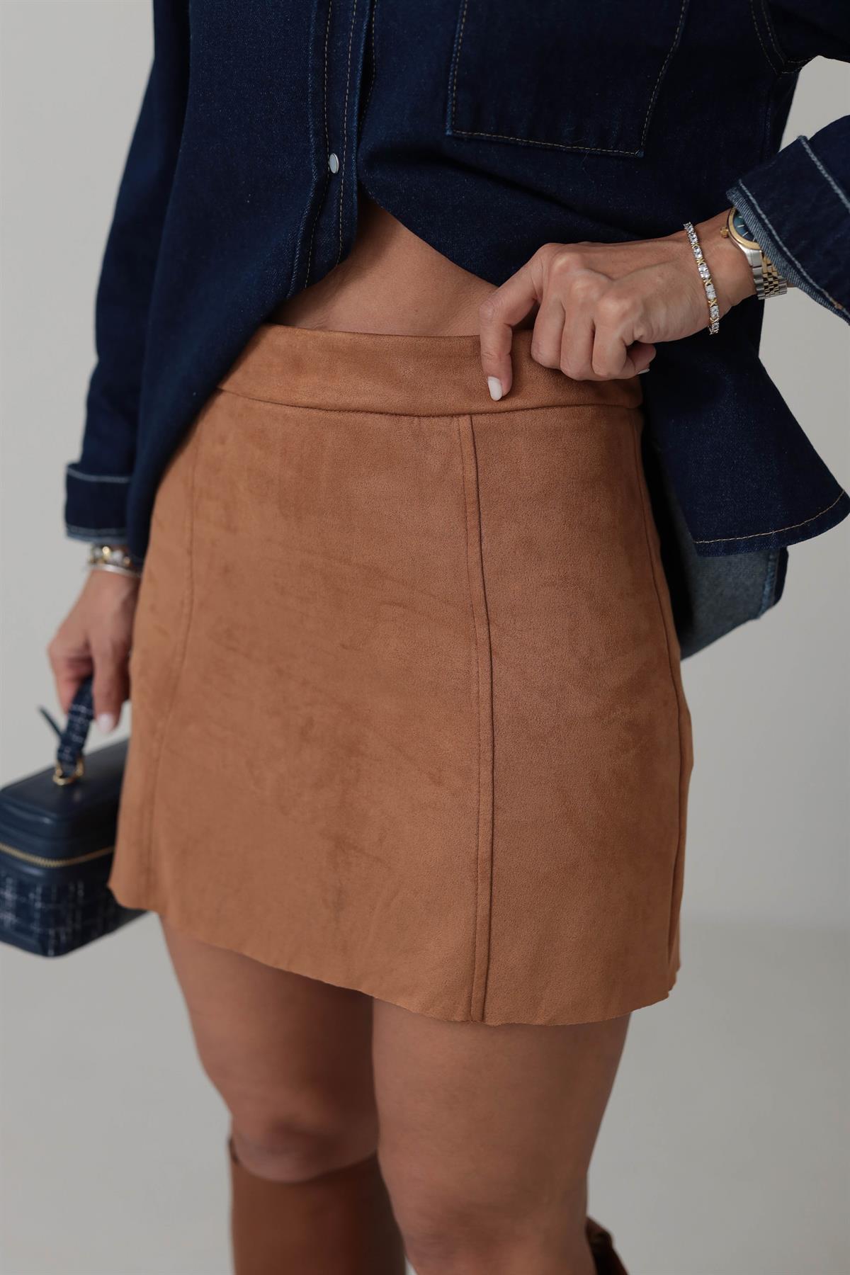 9271 Süet Çan Etek