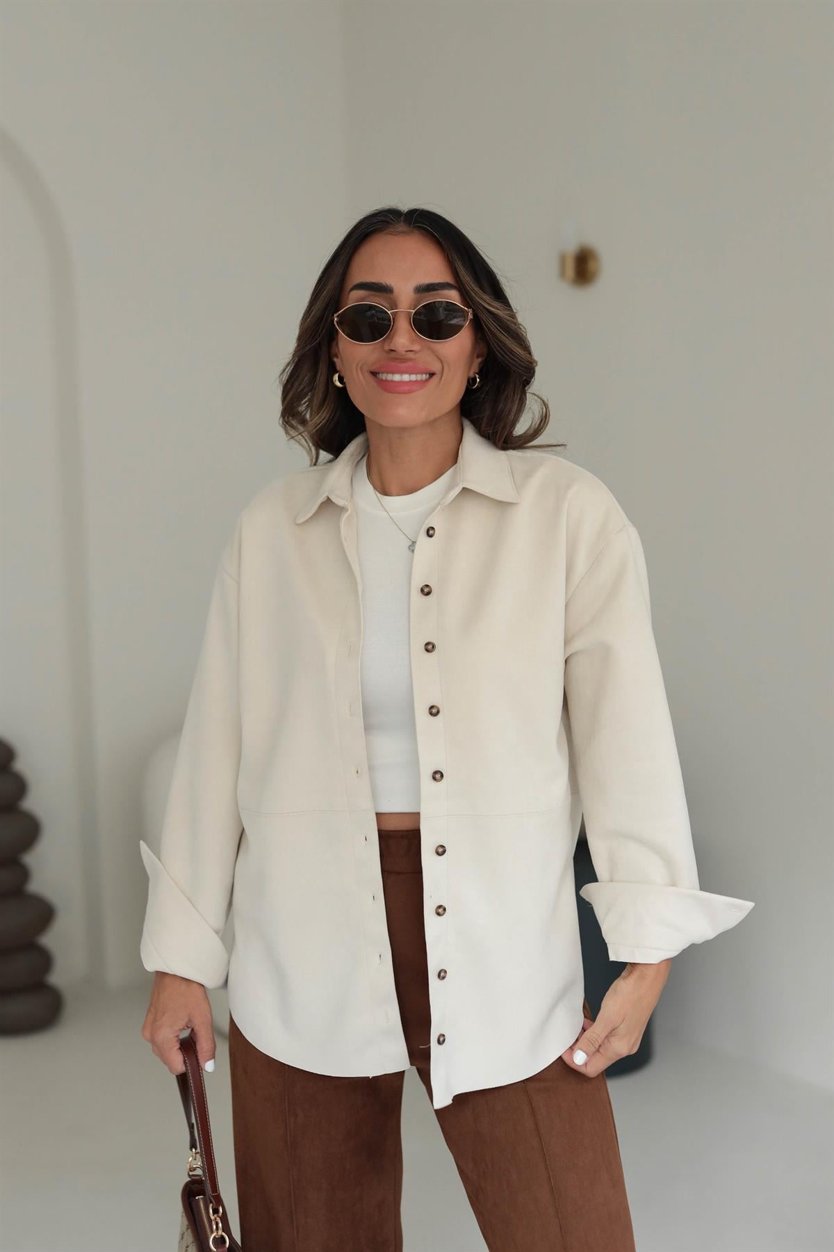 6557 Nubuk Gömlek TAŞ