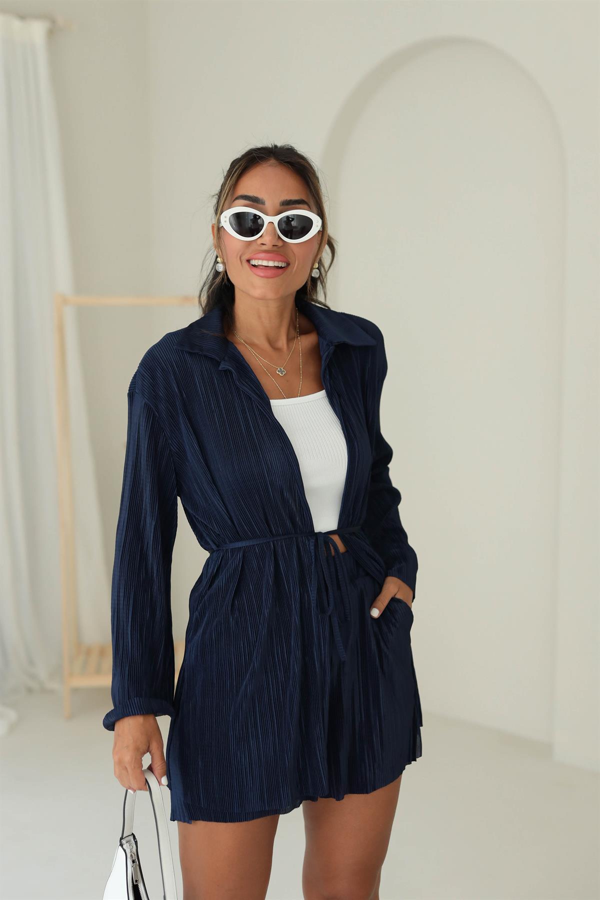 8452 Kimono Şortlu Takım