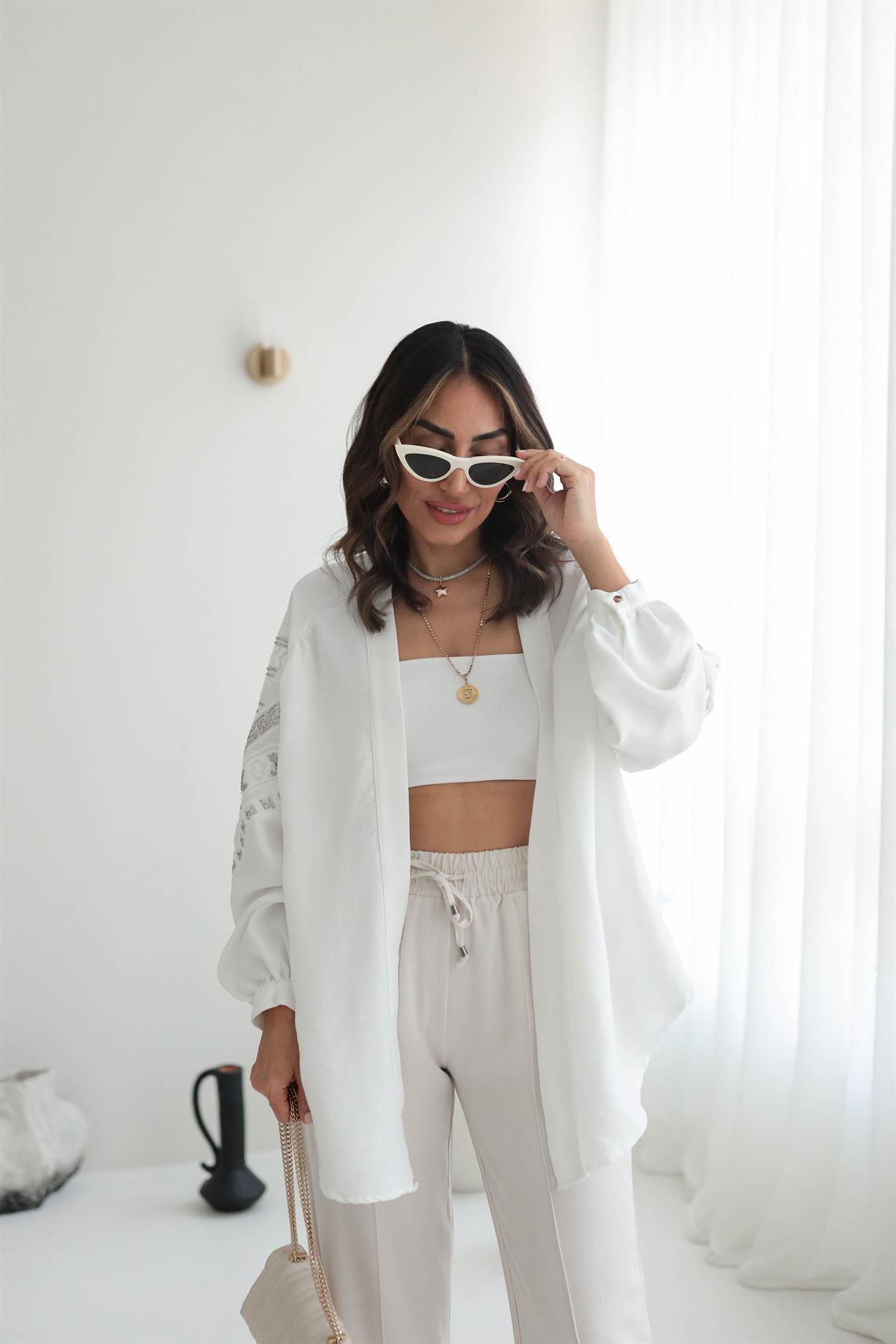 5721 Pul Detaylı Kimono