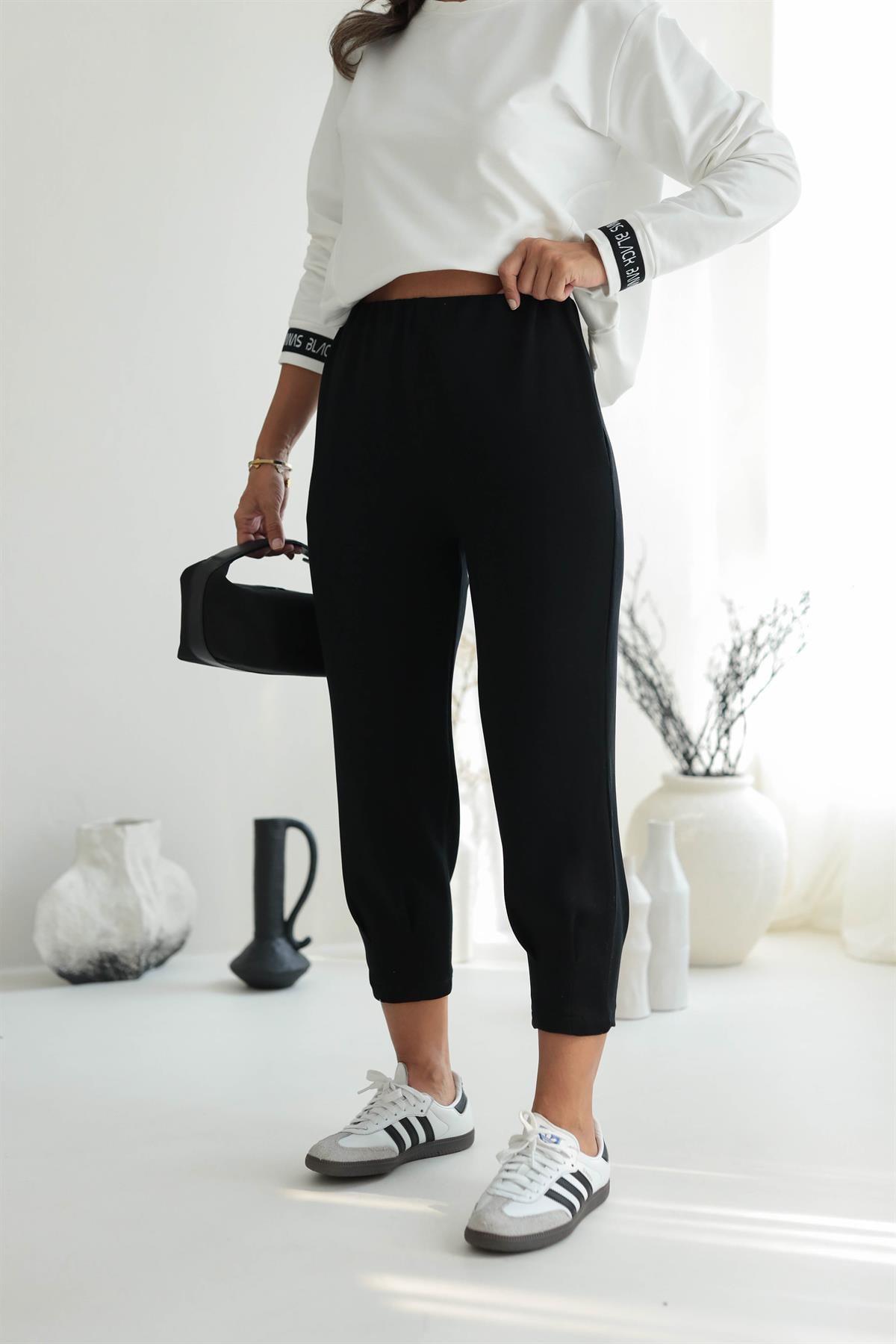 3072 Paça Büzgülü Eşofman Altı