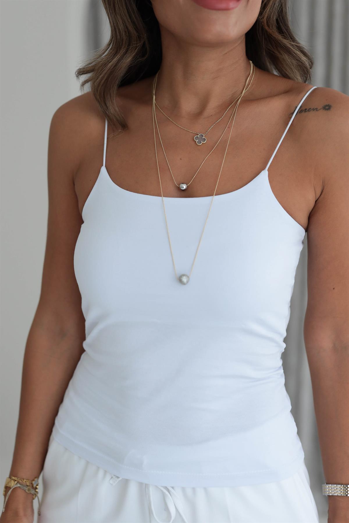 İp Askılı Penye Atlet