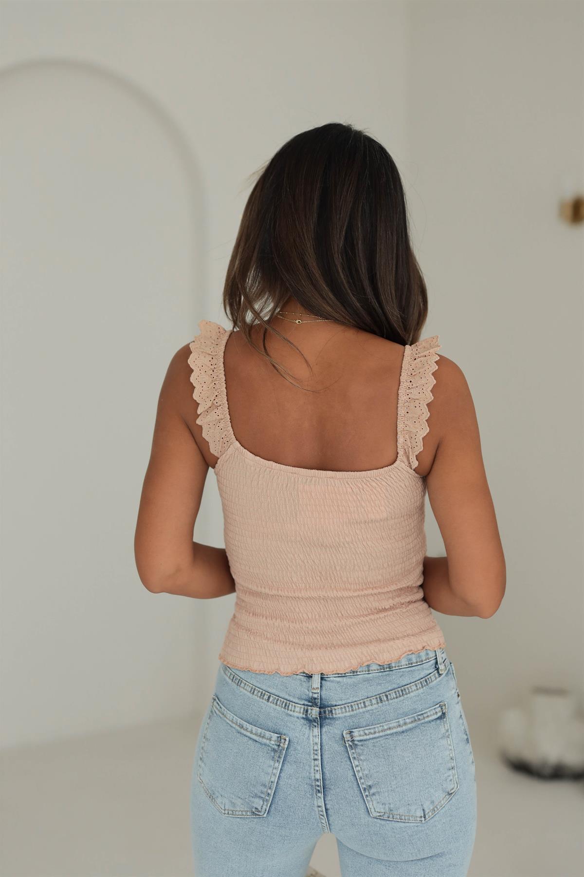 3862 Gipeli Dantel Askılı Atlet