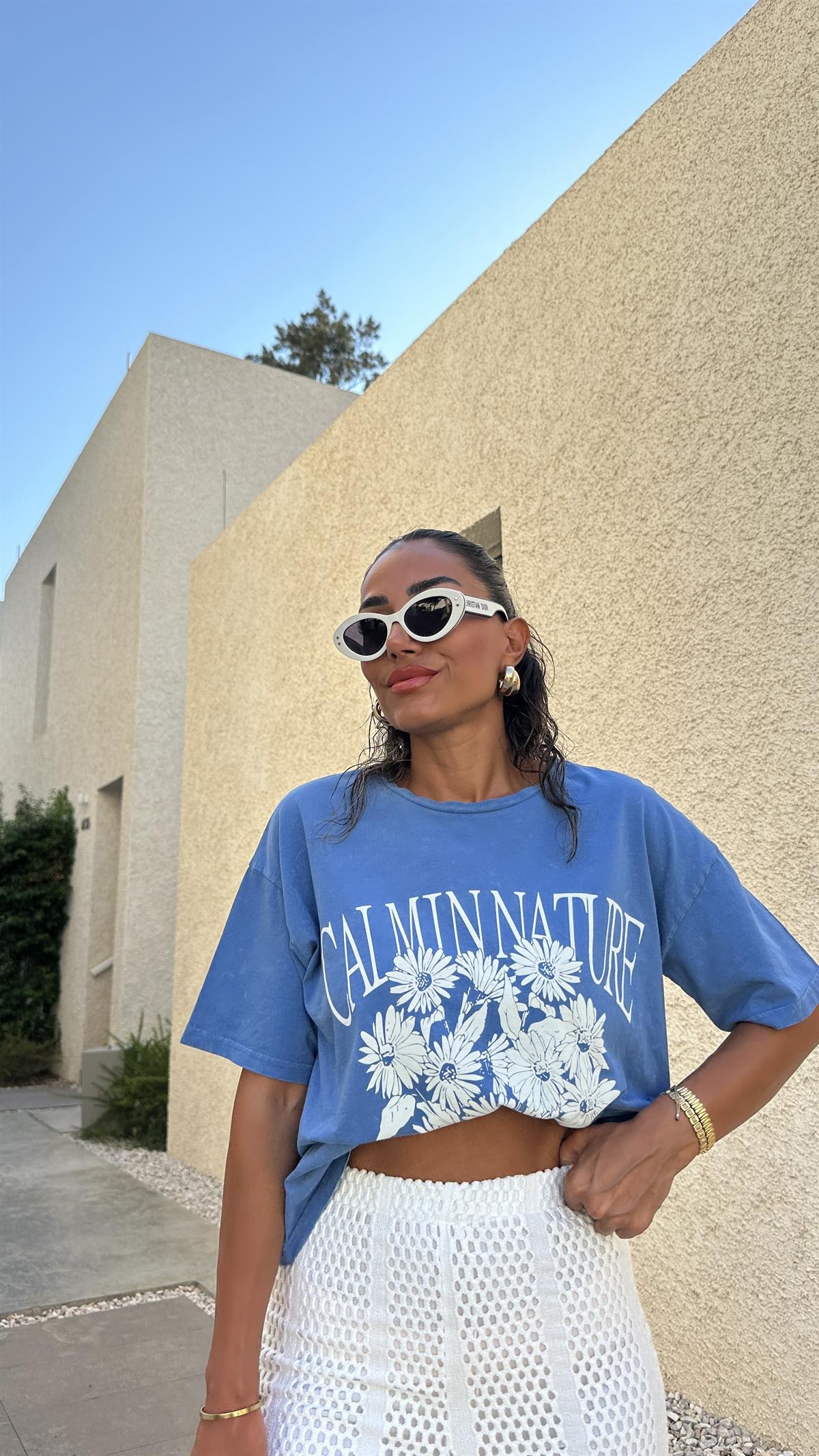 0268 Çiçek Baskılı Tshirt