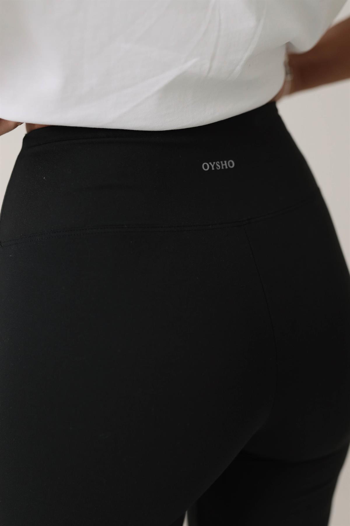 Oys Yüksek Bel Flare Pantolon SİYAH