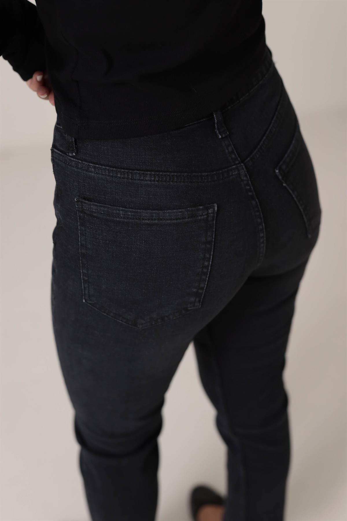 ZA Likralı Mom Jean FÜME