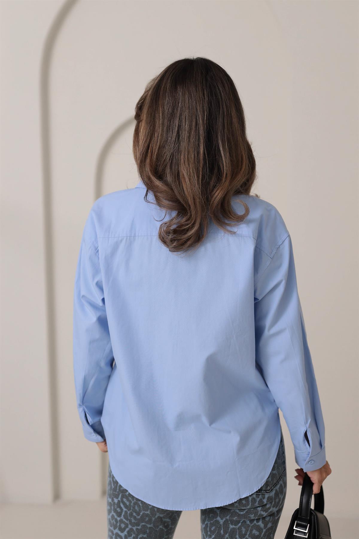 1011 Massi Regular Gömlek MAVİ