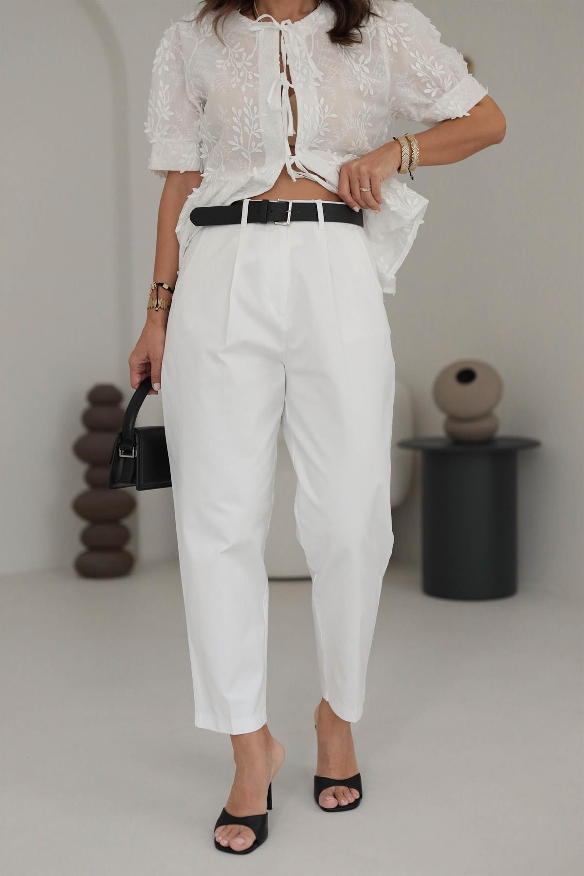 1518 Kemerli Chino Pantolon