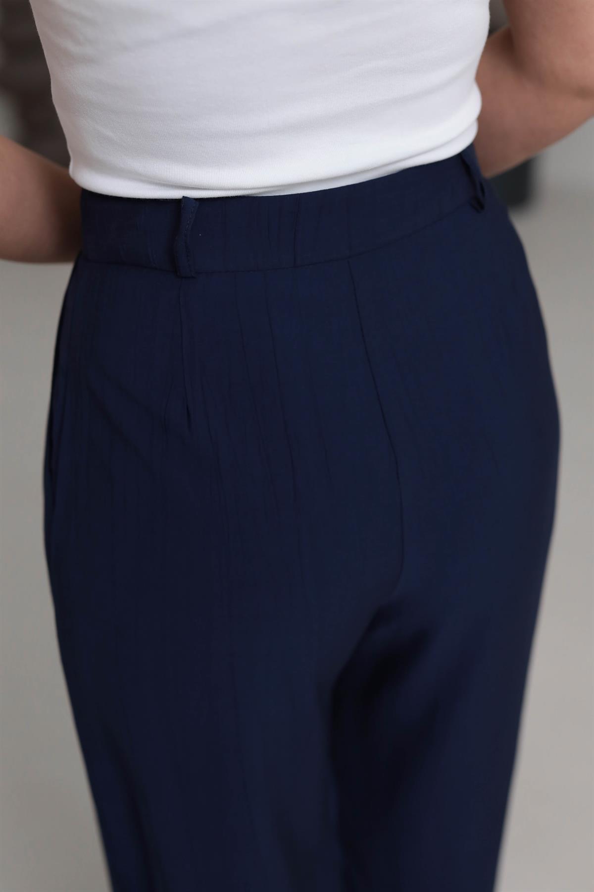 0115 Aerobin Palazzo Pantolon LACİVERT