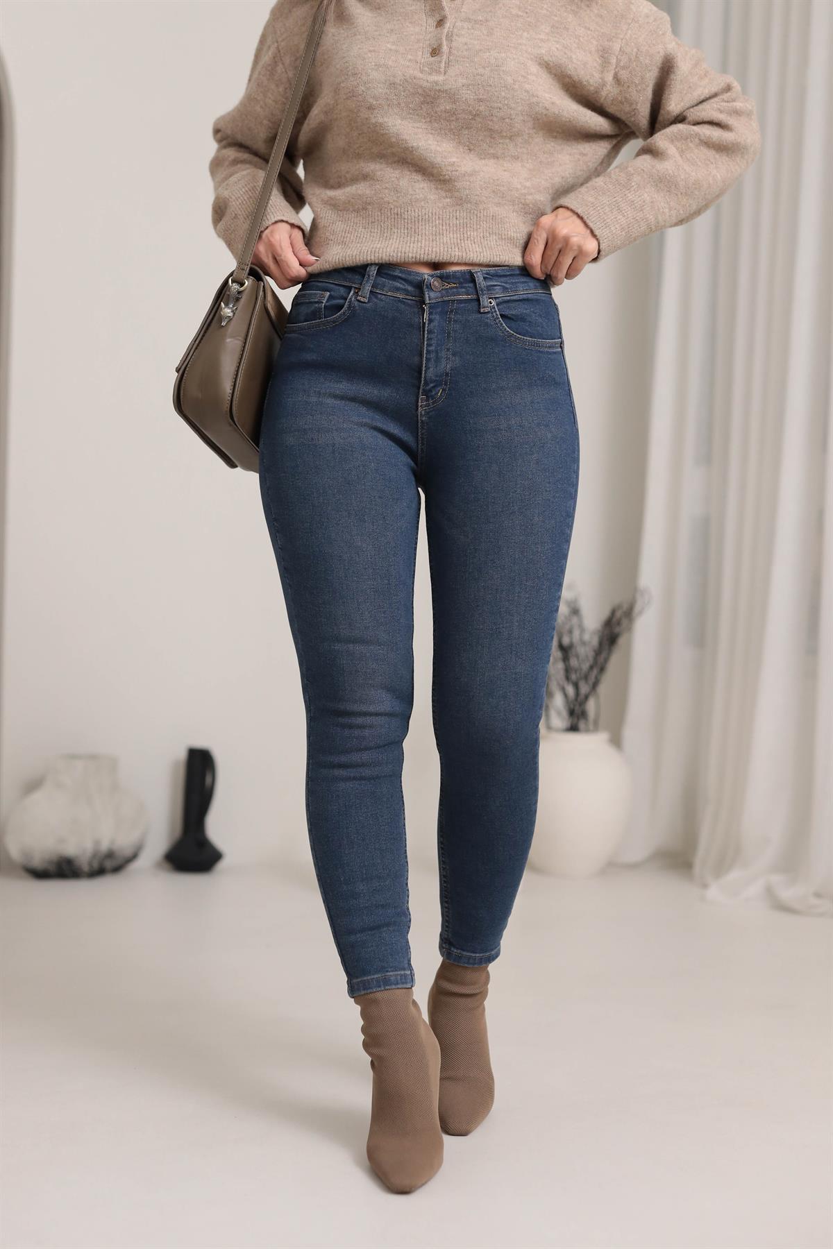 Jamie Skinny Likralı Jean TİNTLİ MAVİ