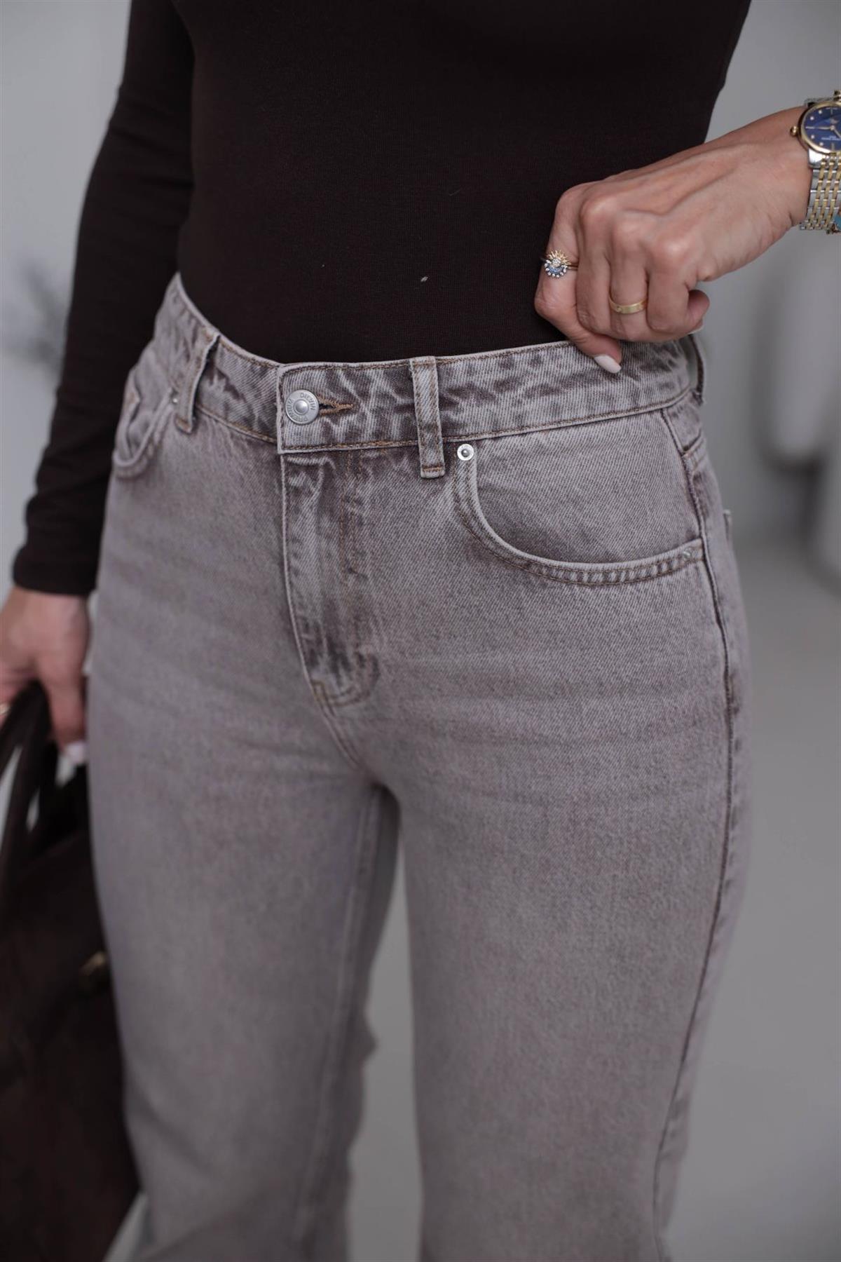 2034 Kar Yıkamalı Palazzo Jean SÜTLÜ KAHVE