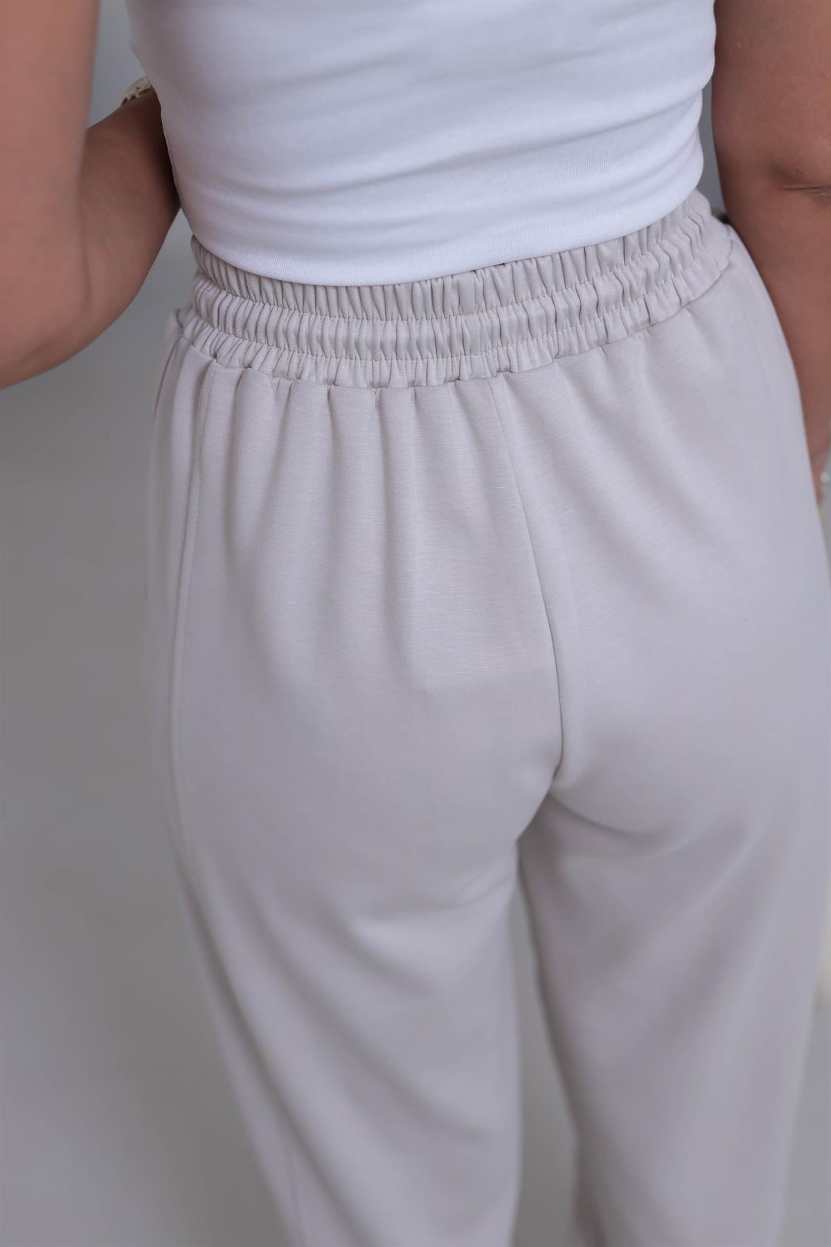 2481 Rahat Kesim Jogger Modal Pantolon TAŞ