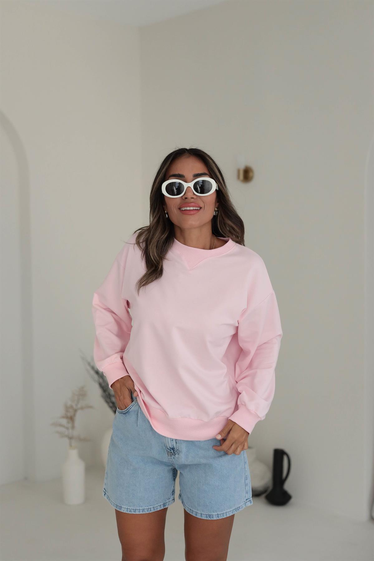 7204 Yumuşak Dokulu Sweatshirt