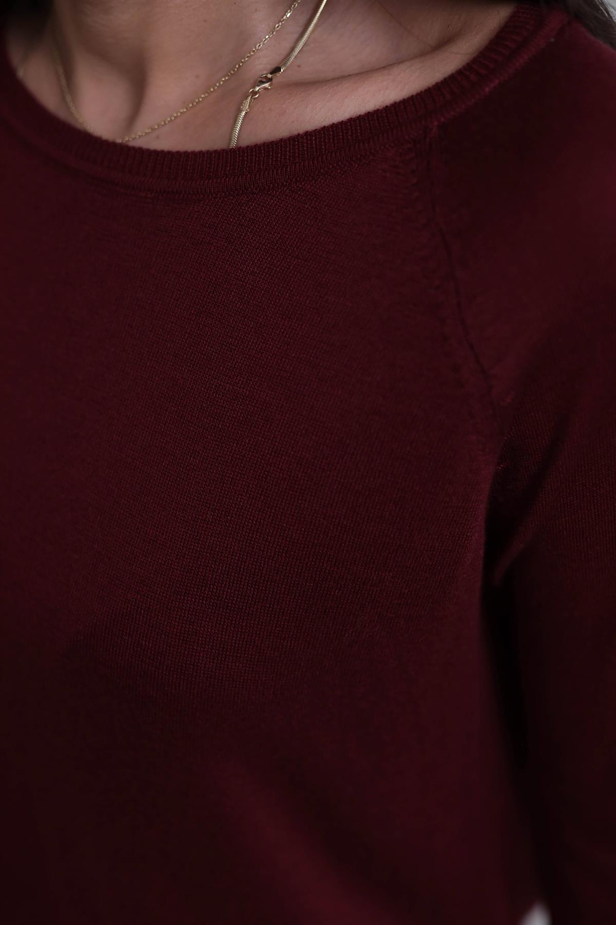0536K İnce Mevsimlik Triko BORDO