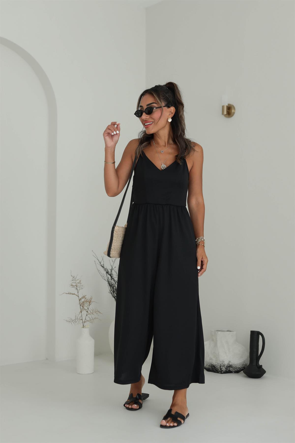 Petek Dokulu Askılı Tulum