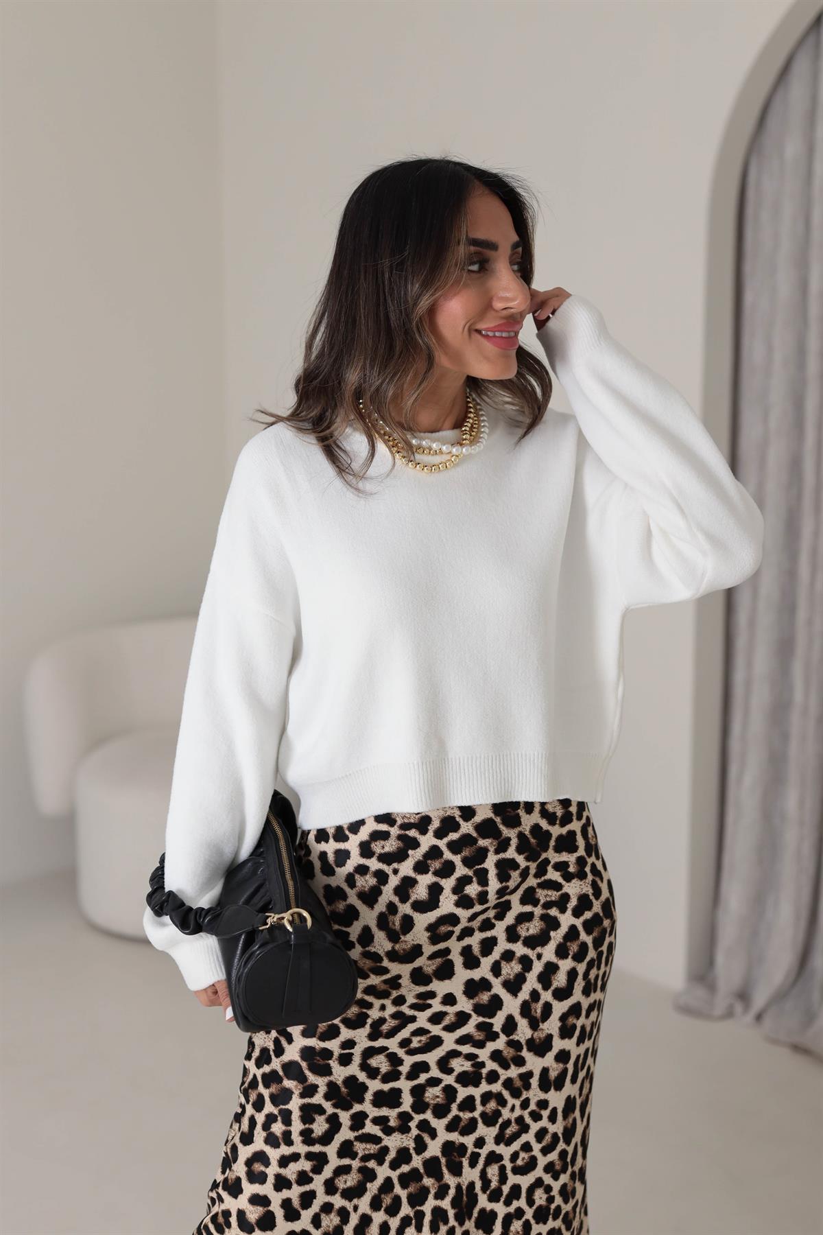 0276 Bisiklet Yaka Yumoş Triko EKRU