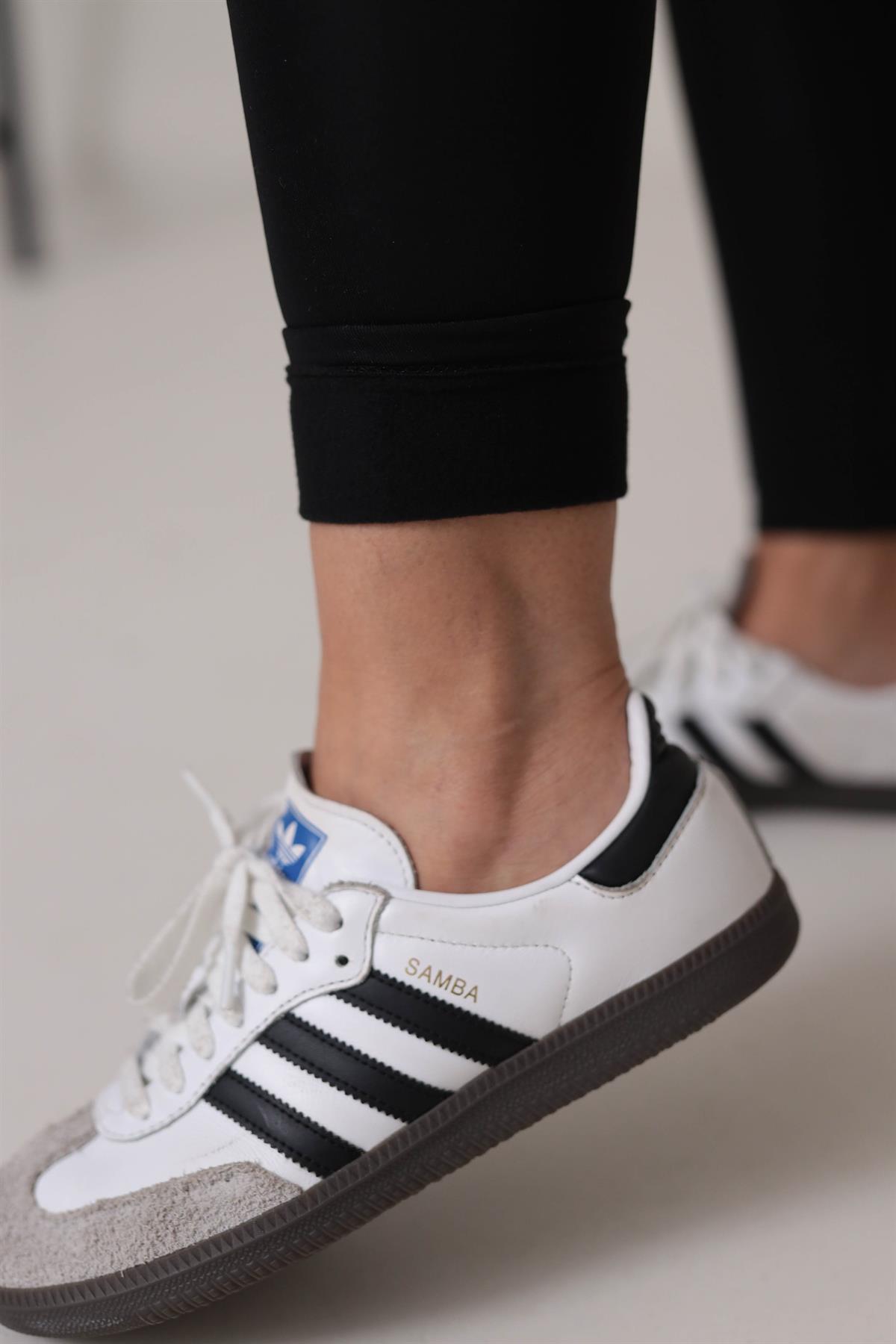 Oys Şardonlu Toparlayıcı Tayt SİYAH