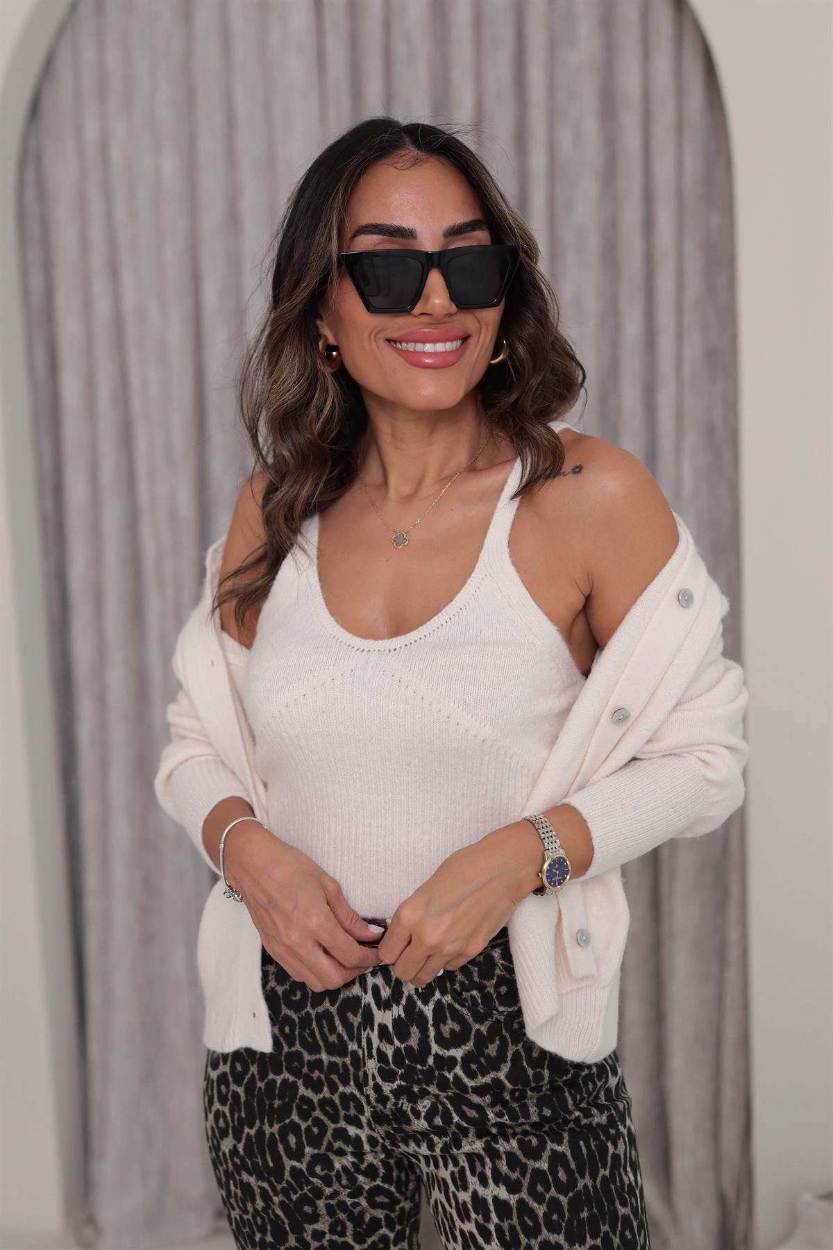 1042 Hırka Atlet İkili Takım