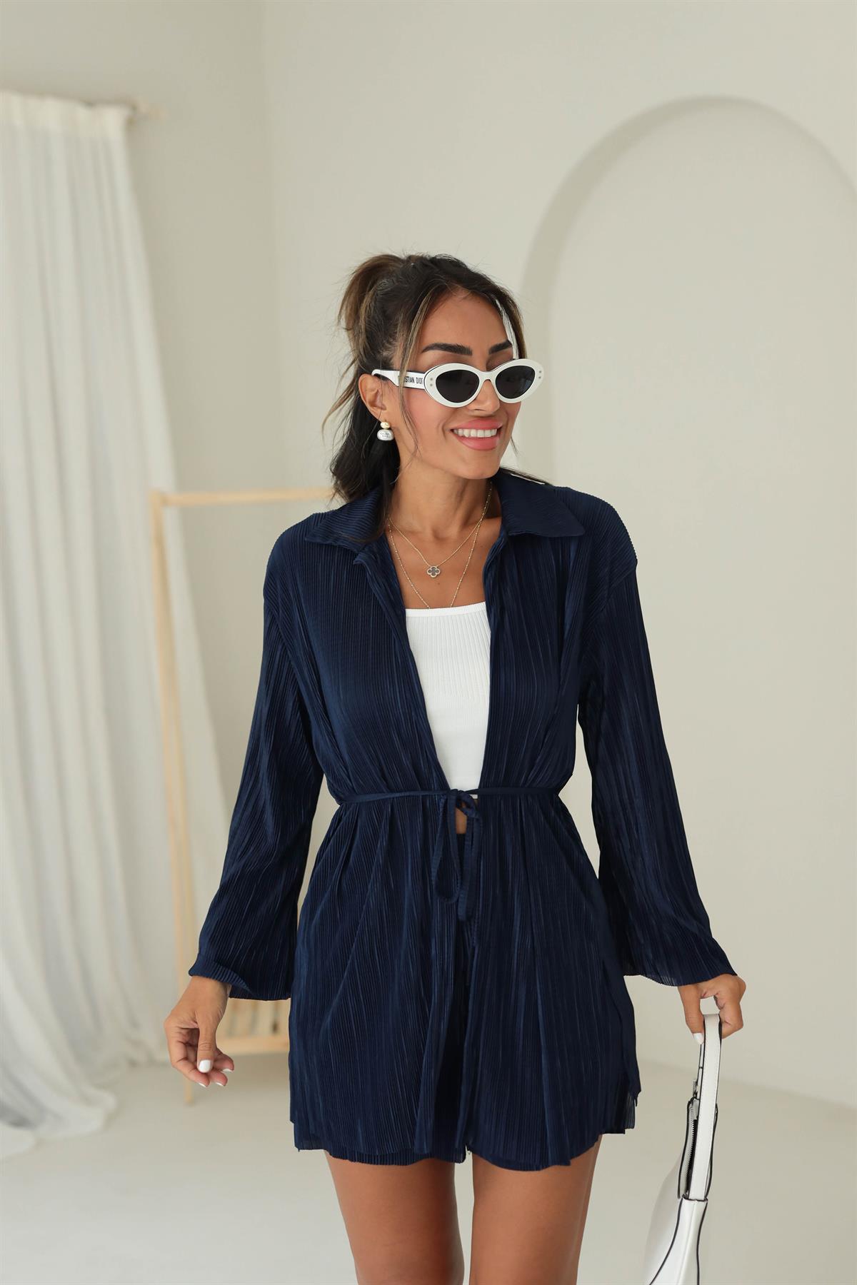 8452 Kimono Şortlu Takım