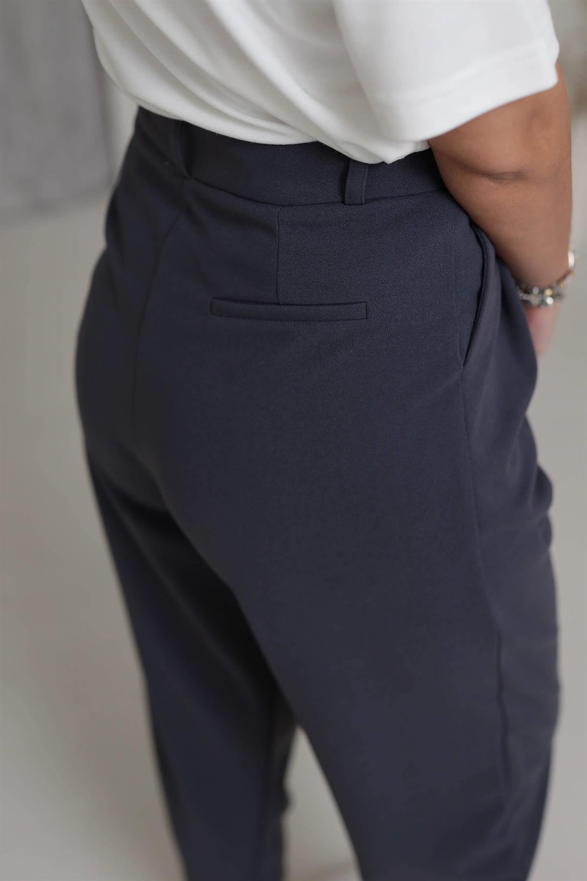 3102 Rahat Kalıp Likralı Pantolon ANTRASİT