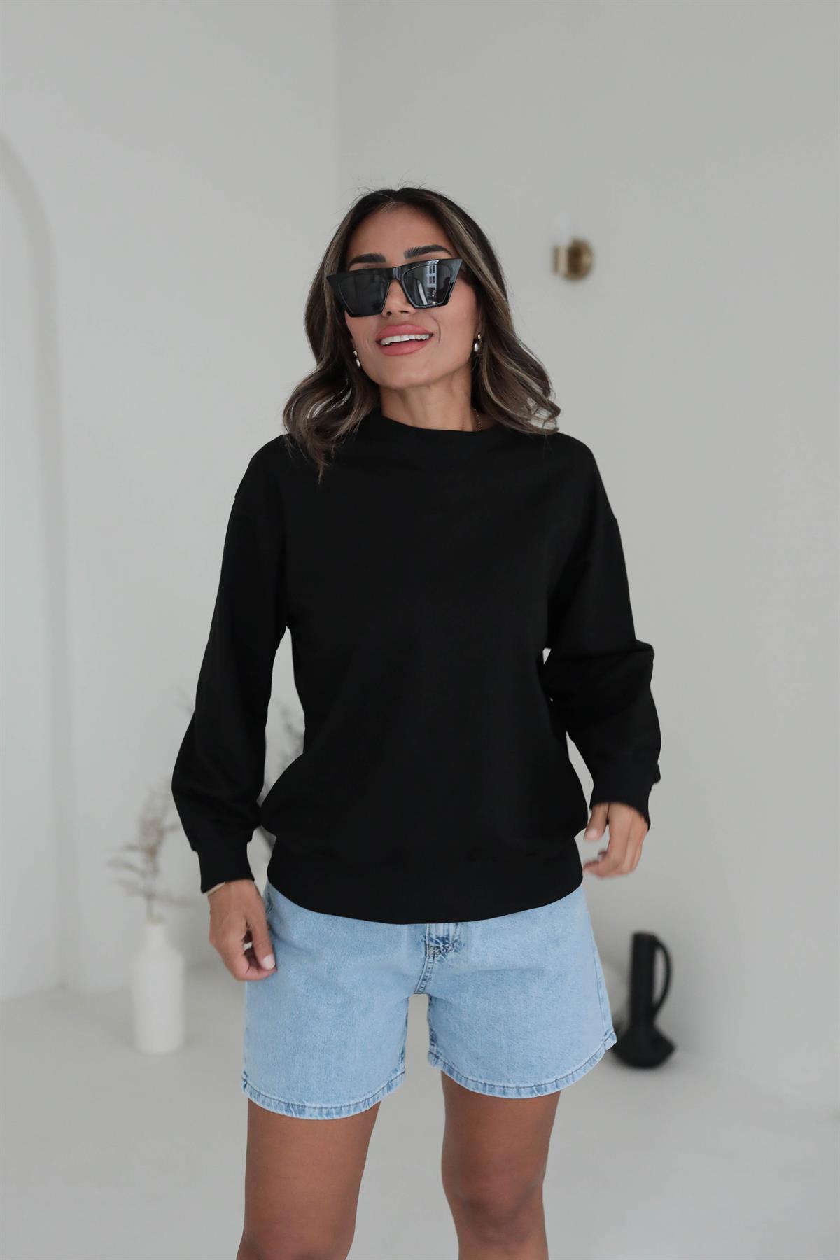 7204 Yumuşak Dokulu Sweatshirt