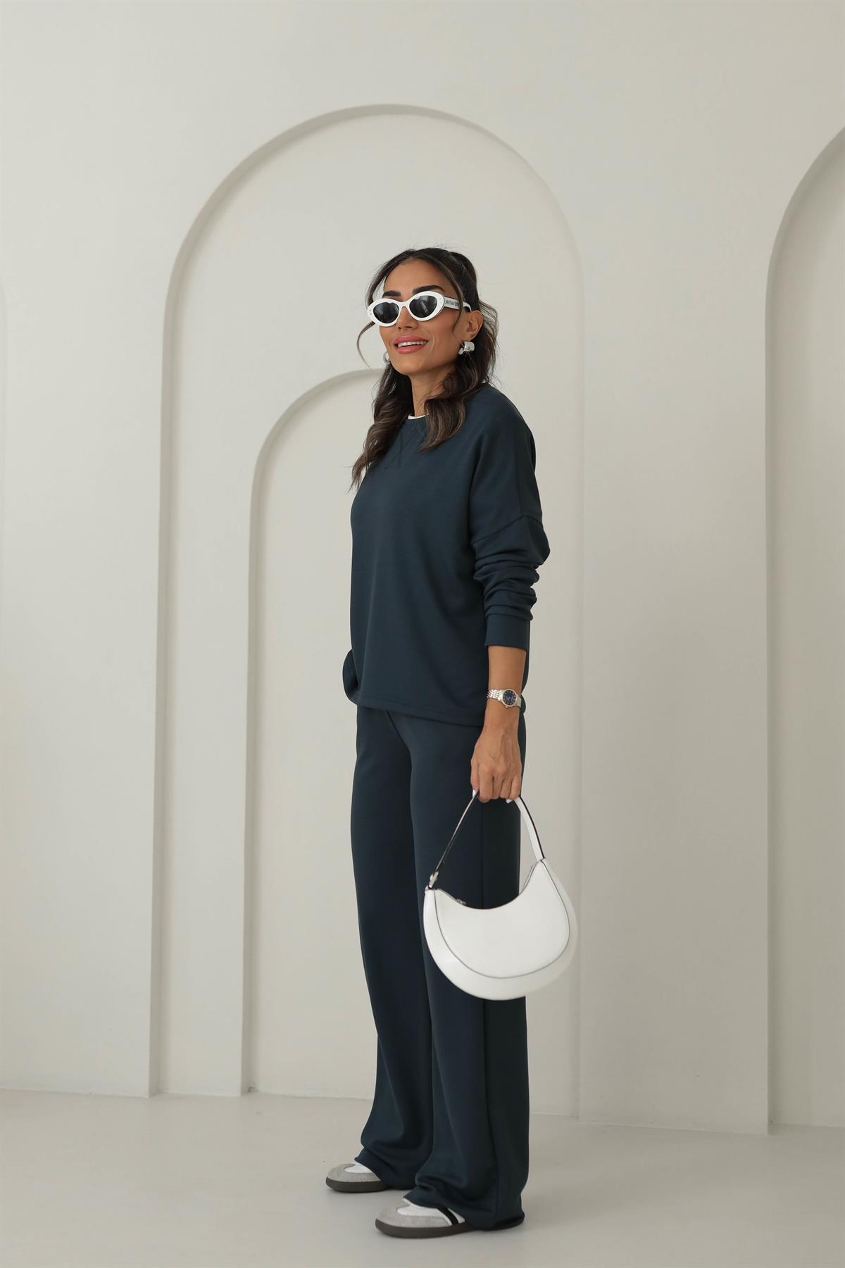 8306 Modal Kumaş Takım ANTRASİT