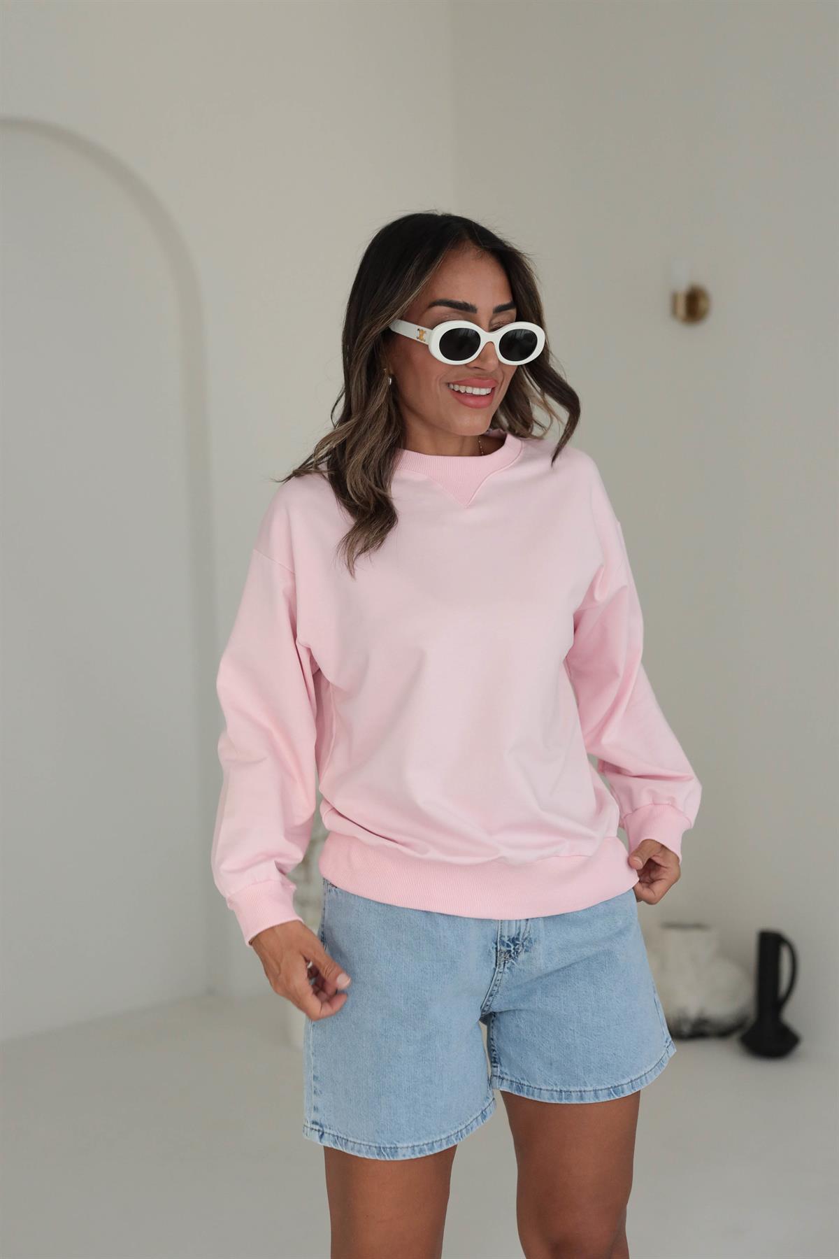 7204 Yumuşak Dokulu Sweatshirt