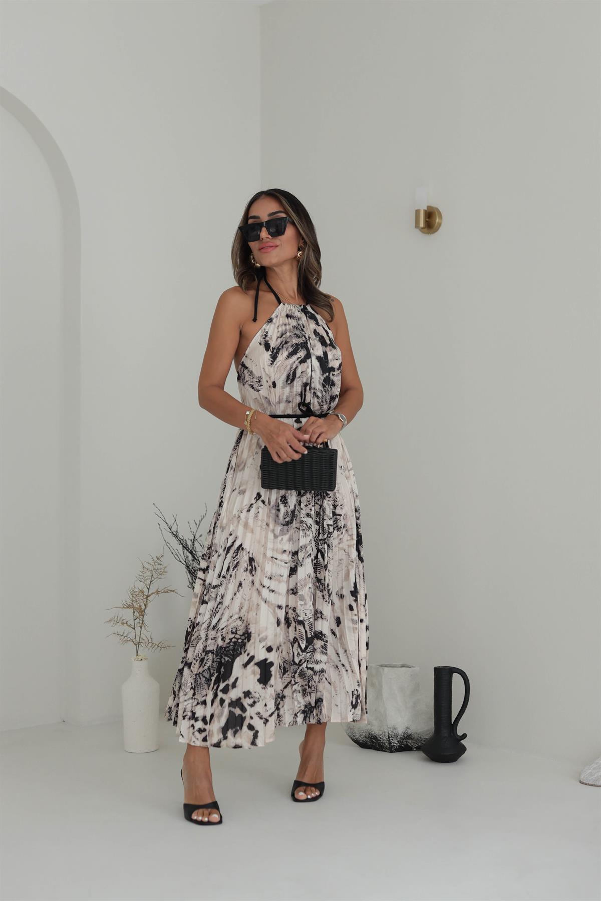 Desenli Pilili Orj Elbise