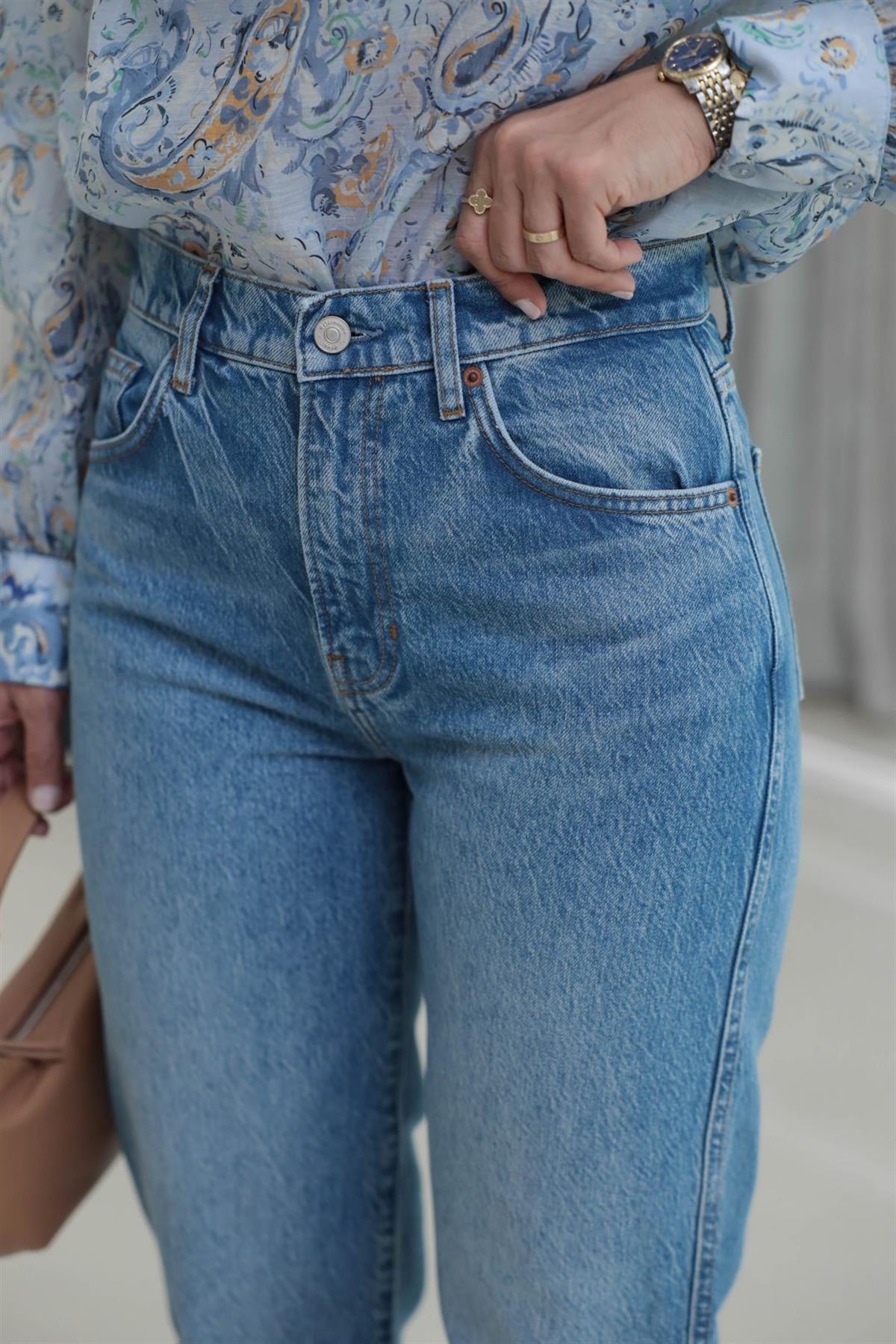 Orj Reform. Wide Leg Jean MAVİ