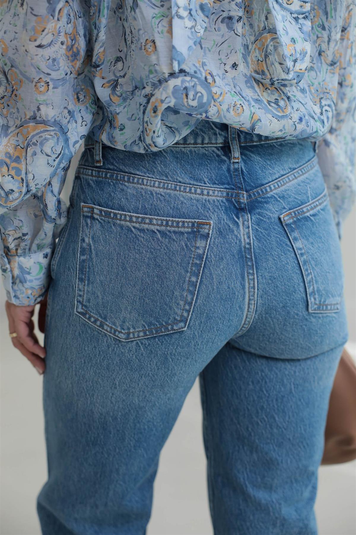 Orj Reform. Wide Leg Jean MAVİ