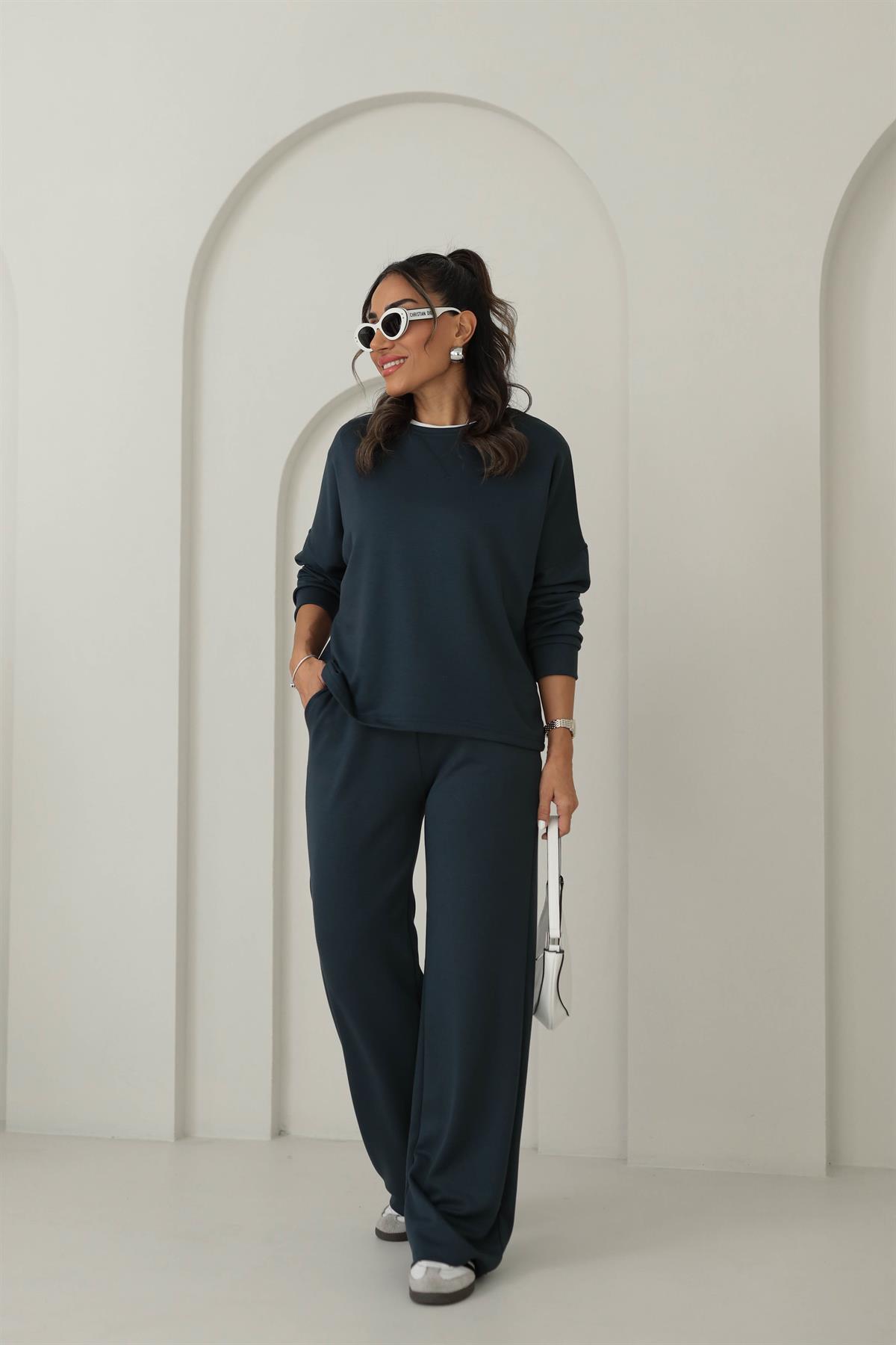 8306 Modal Kumaş Takım ANTRASİT