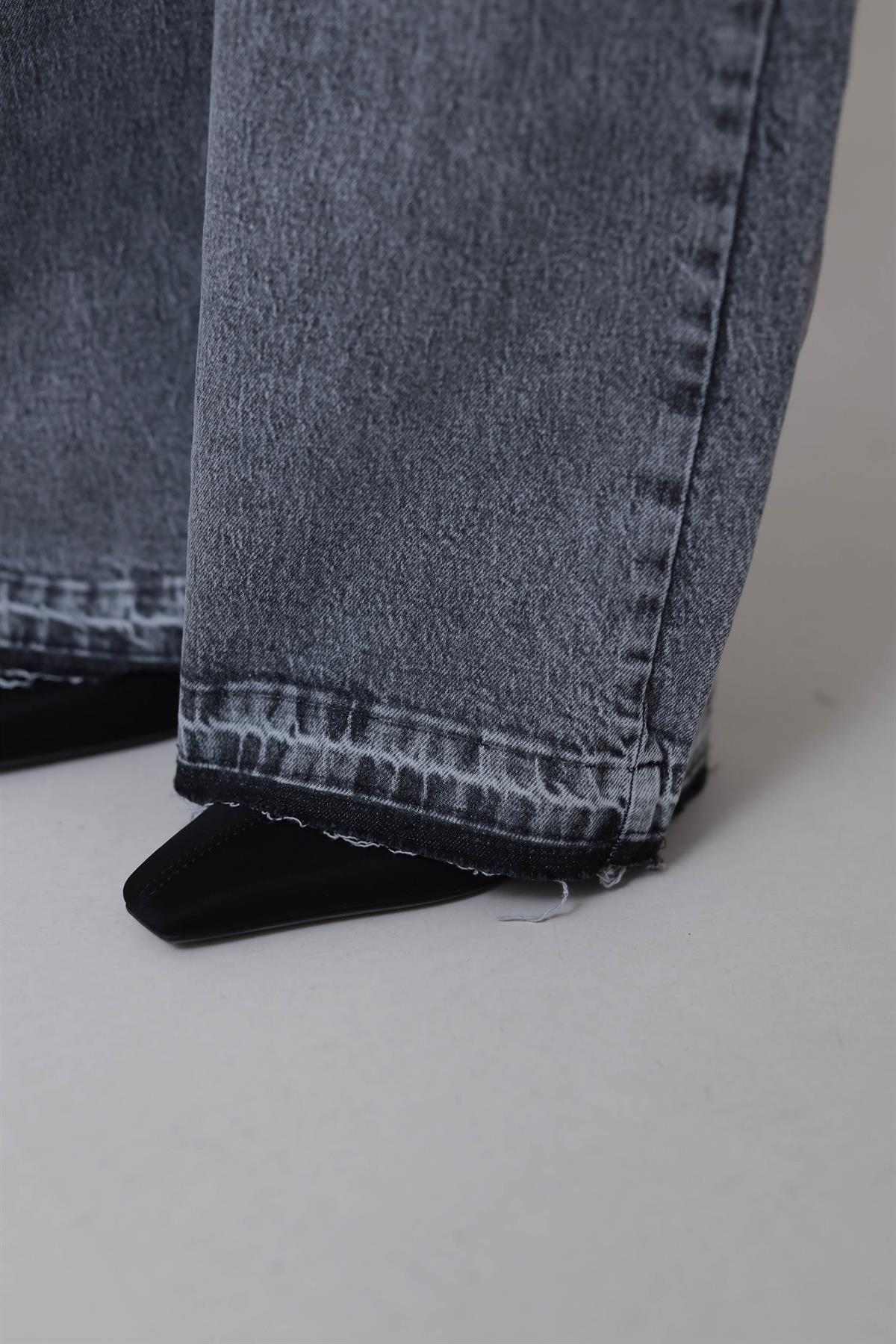 Massi Paça Püsküllü Wideleg Jean GRİ