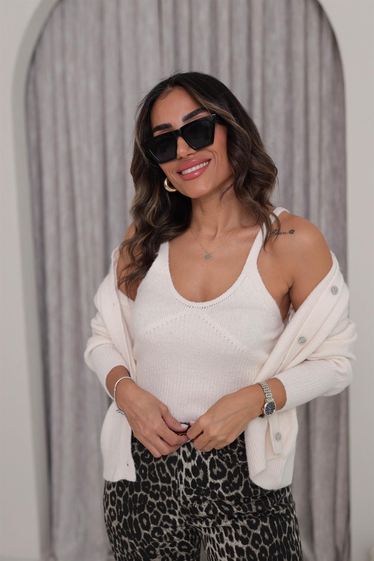 1042 Hırka Atlet İkili Takım