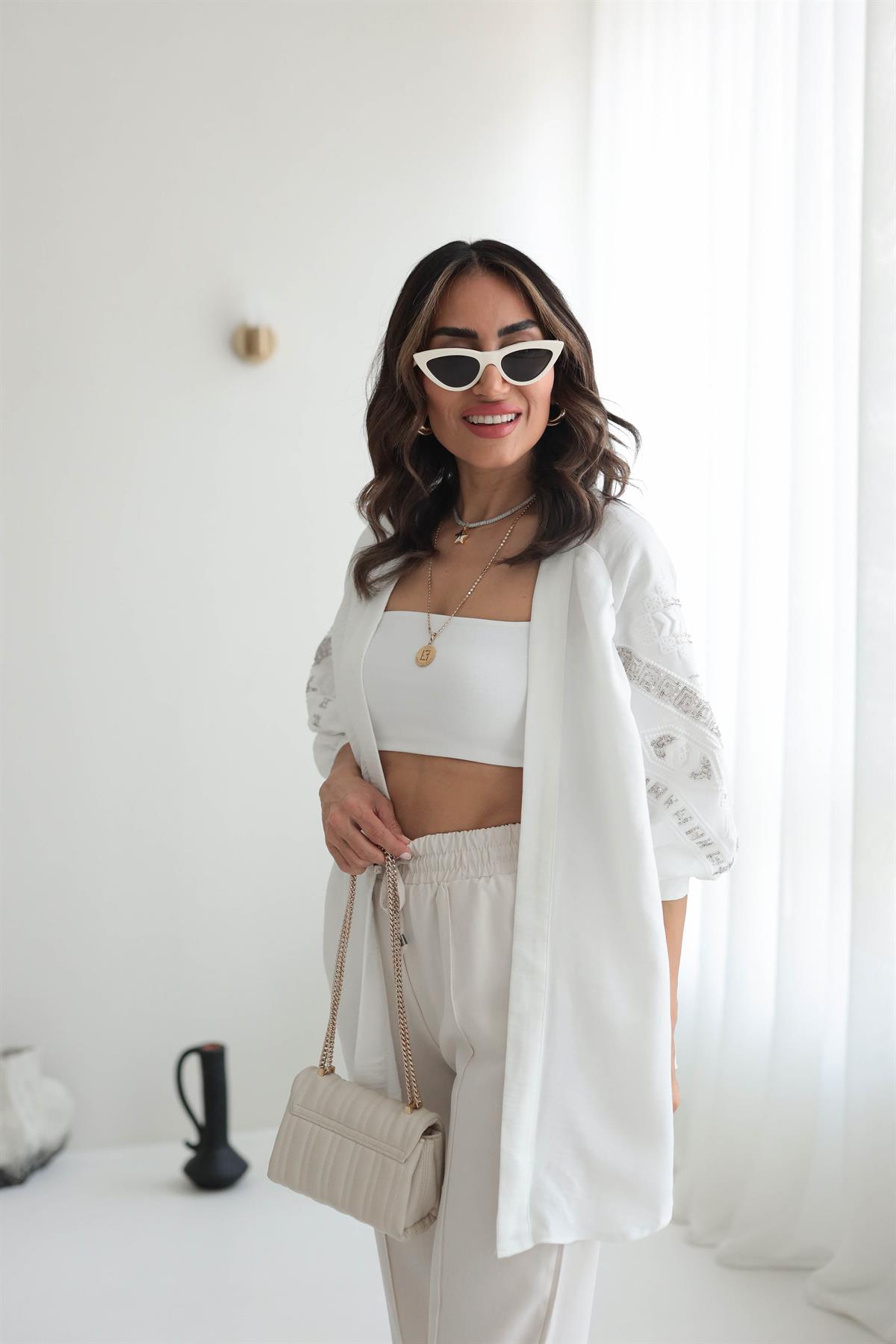 5721 Pul Detaylı Kimono