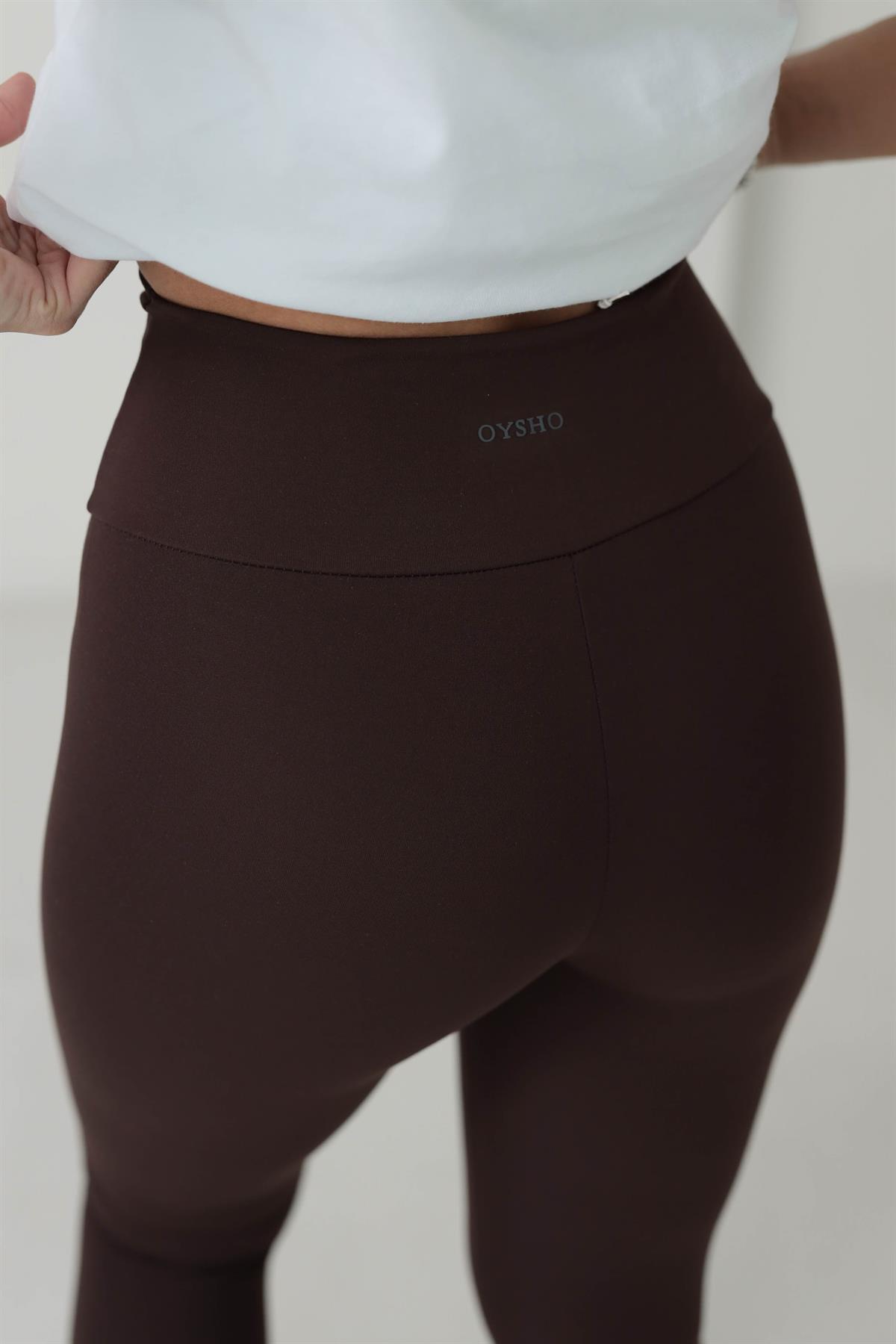Oys Yüksek Bel Toparlayıcı Tayt KAHVE