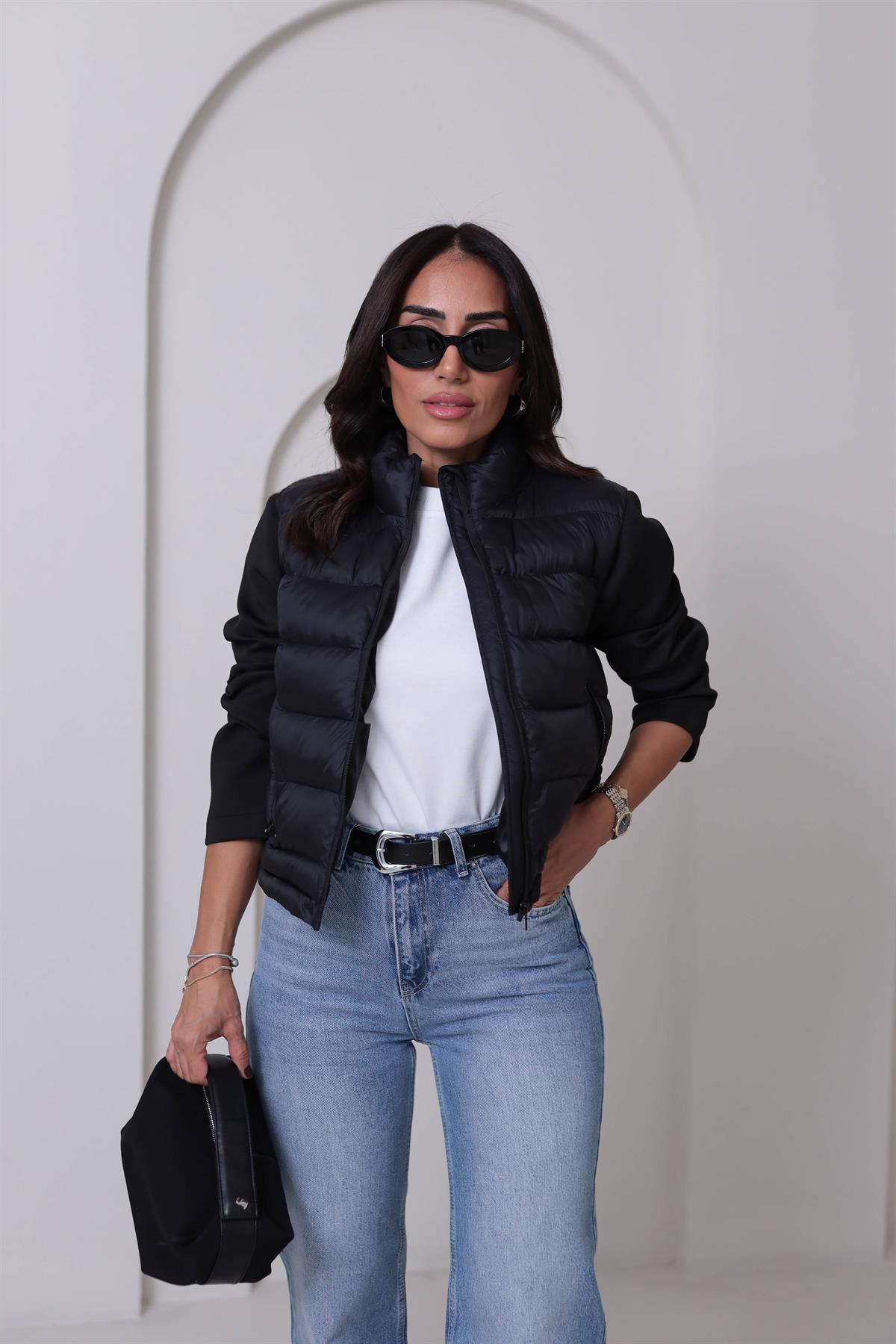 Şişme Hybrid Mont SİYAH