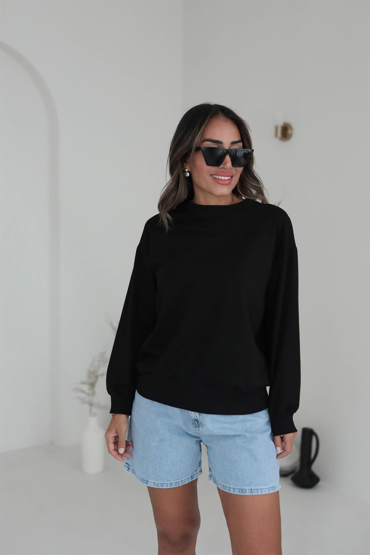 7204 Yumuşak Dokulu Sweatshirt