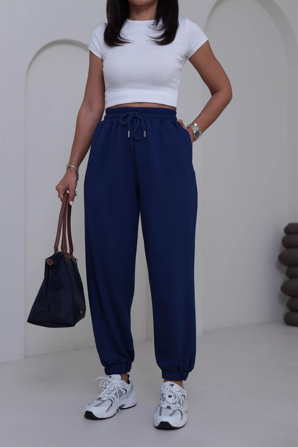 2481 Rahat Kesim Jogger Modal Pantolon LACİVERT