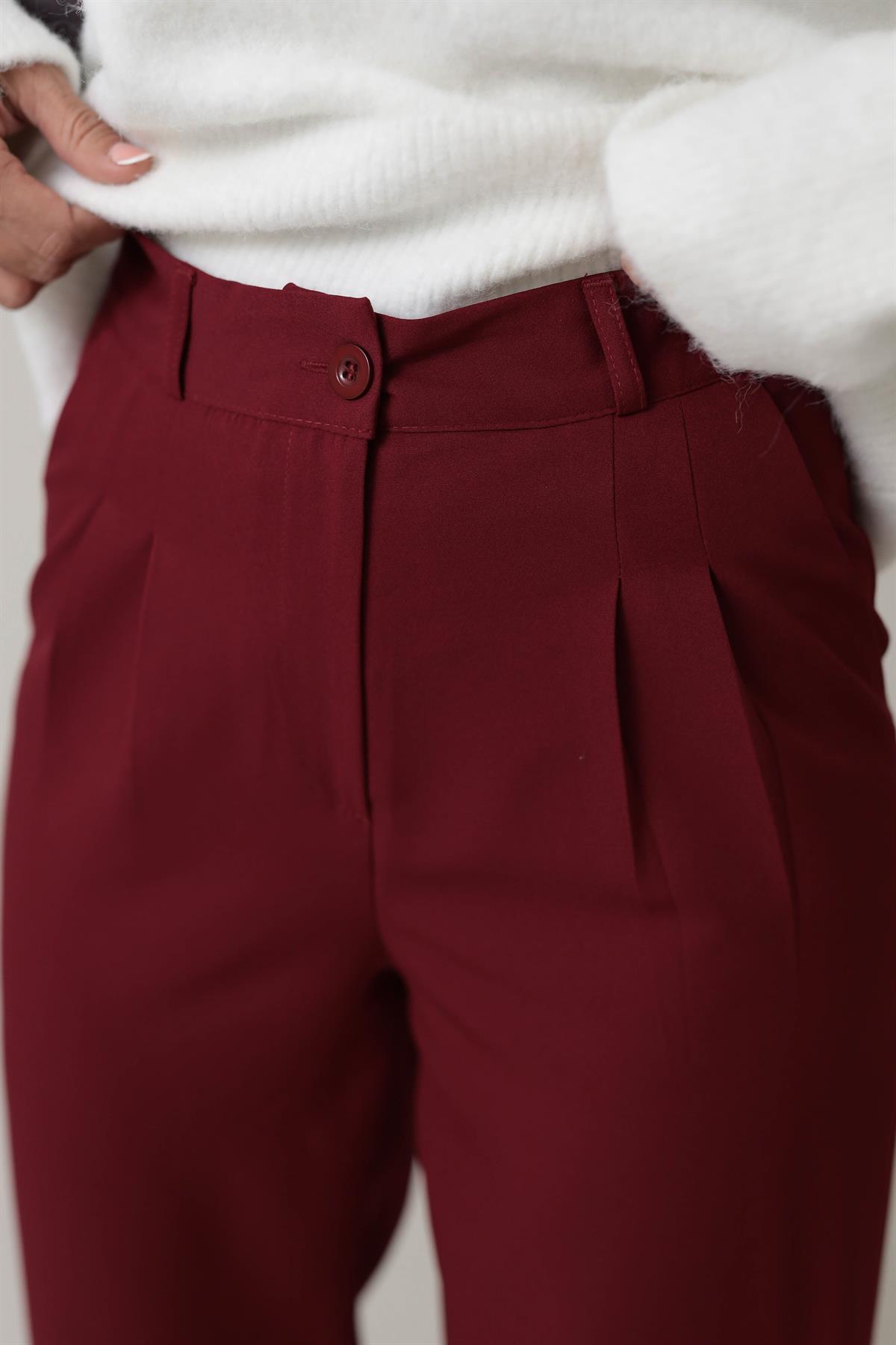 2300 Palazzo Pantolon BORDO