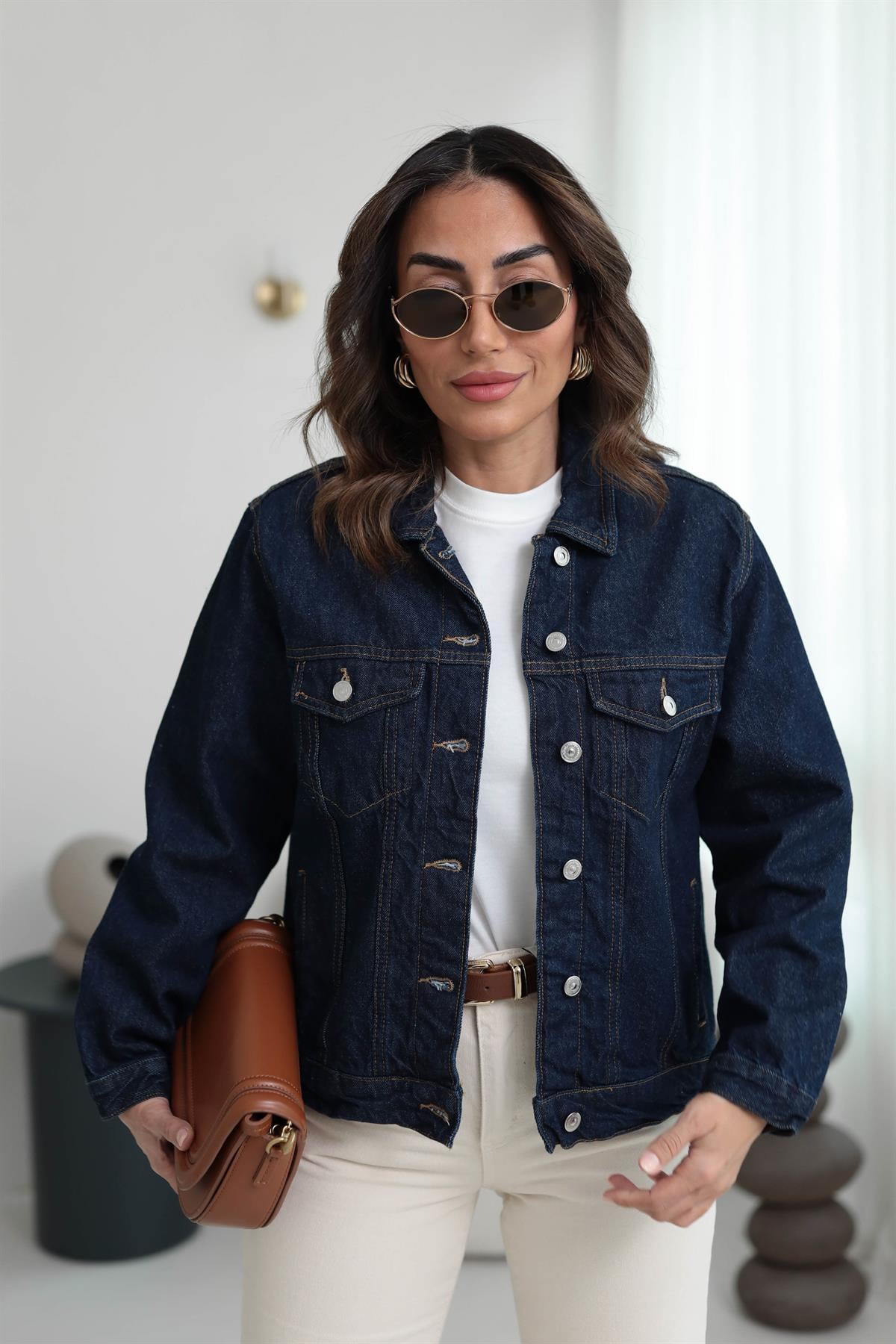 6220 Cepli Kot Ceket LACİVERT