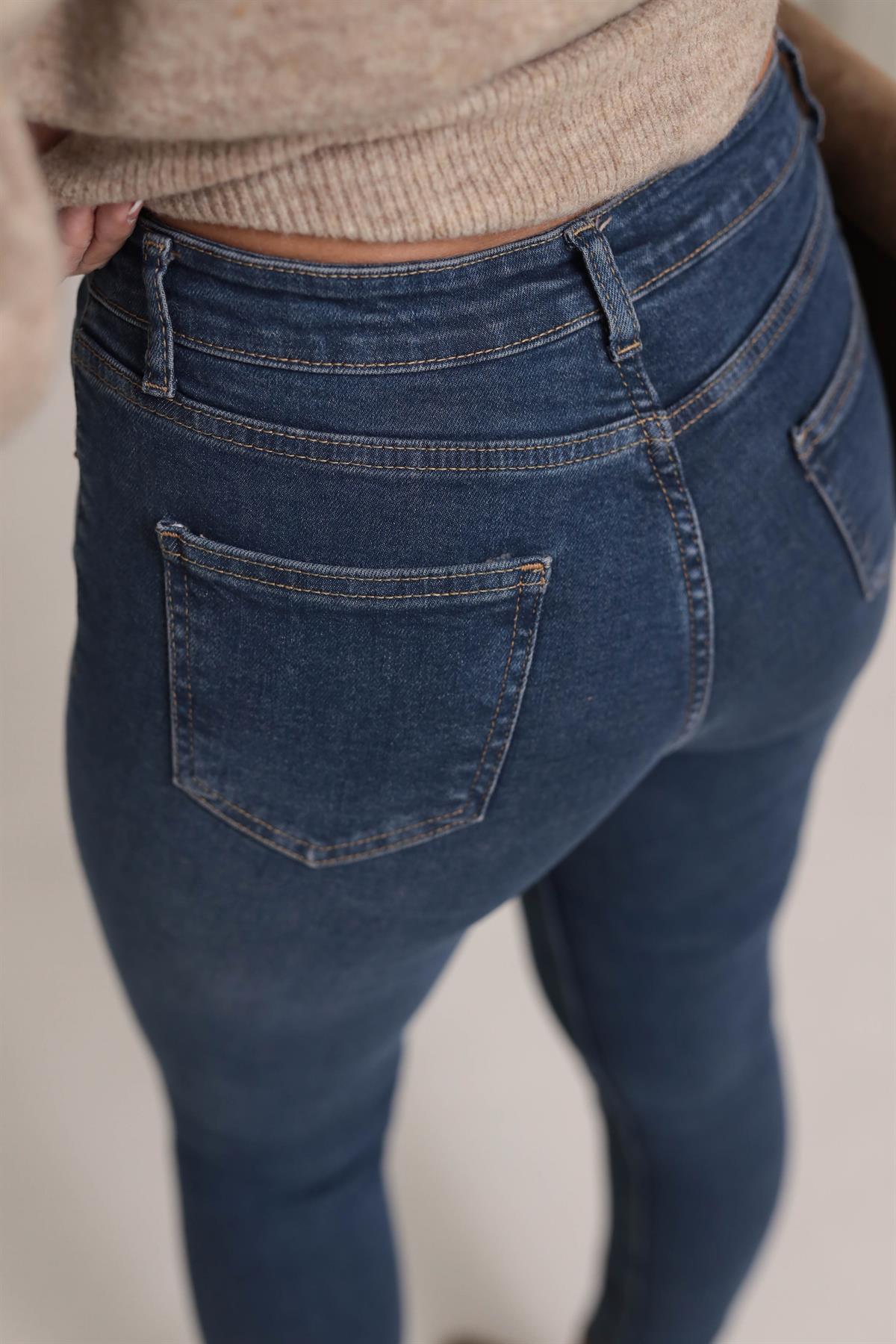 Jamie Skinny Likralı Jean TİNTLİ MAVİ