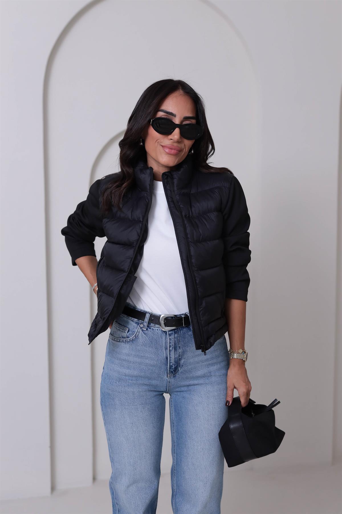 Şişme Hybrid Mont SİYAH