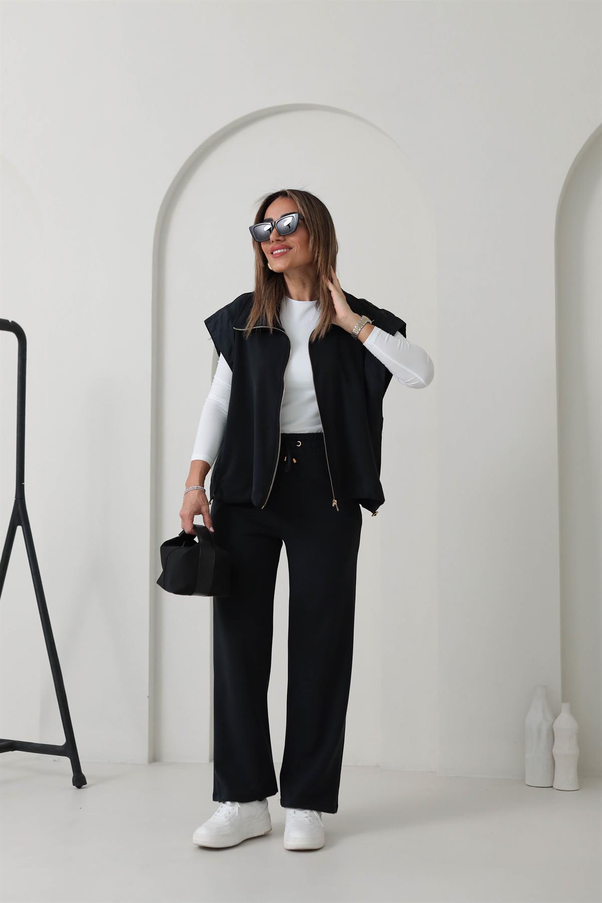 Ntwork Modal Yelekli Takım ANTRASİT