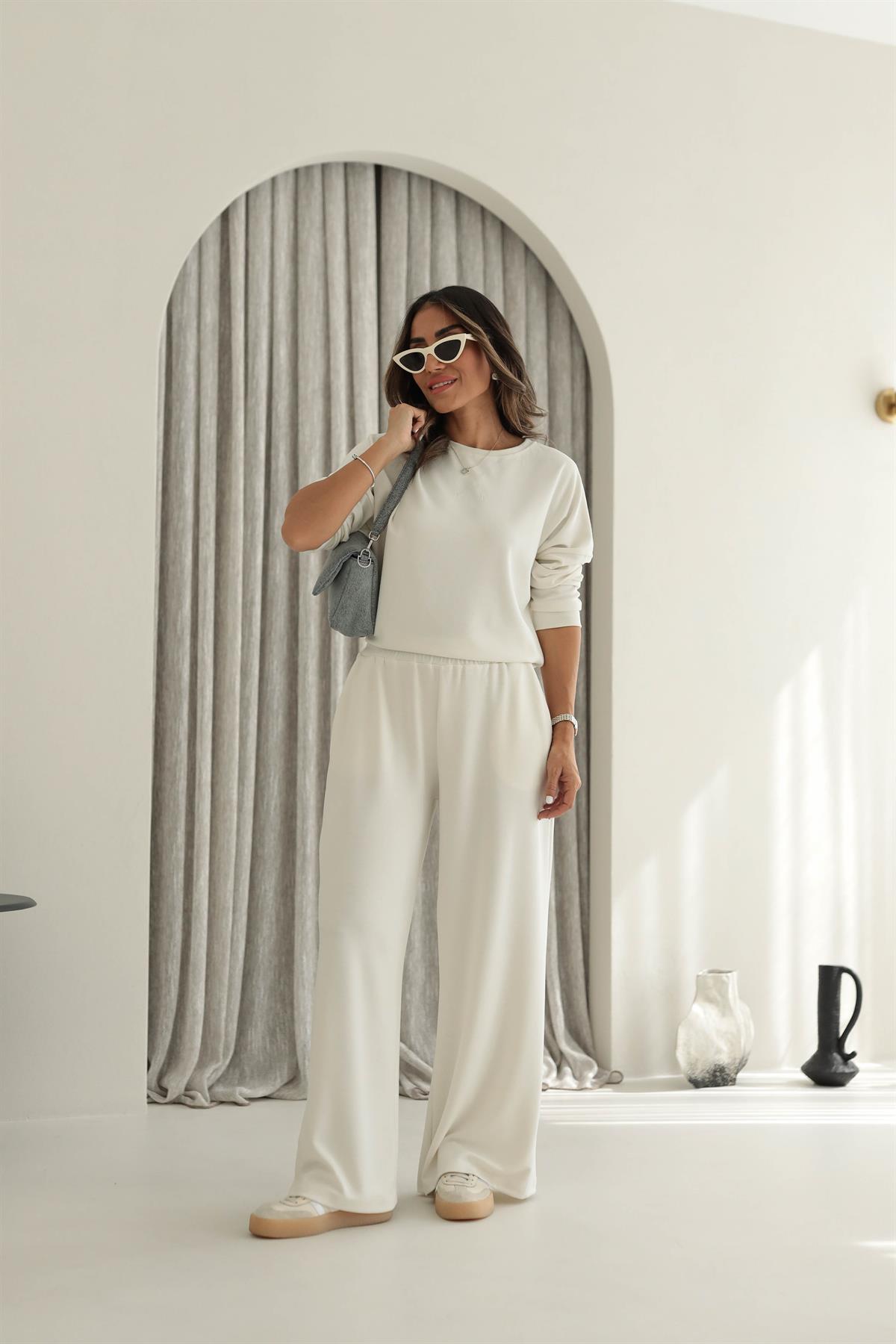 8306 Modal Kumaş Takım EKRU