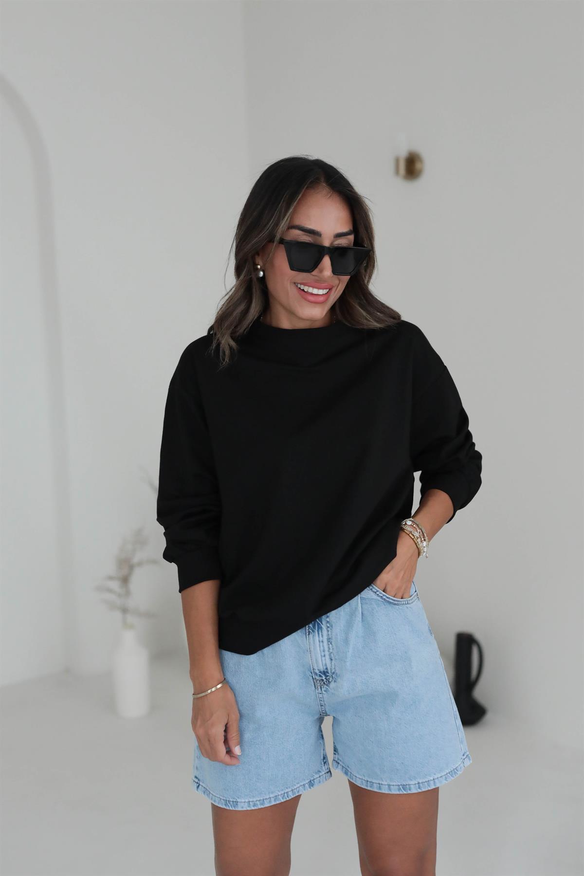 7204 Yumuşak Dokulu Sweatshirt